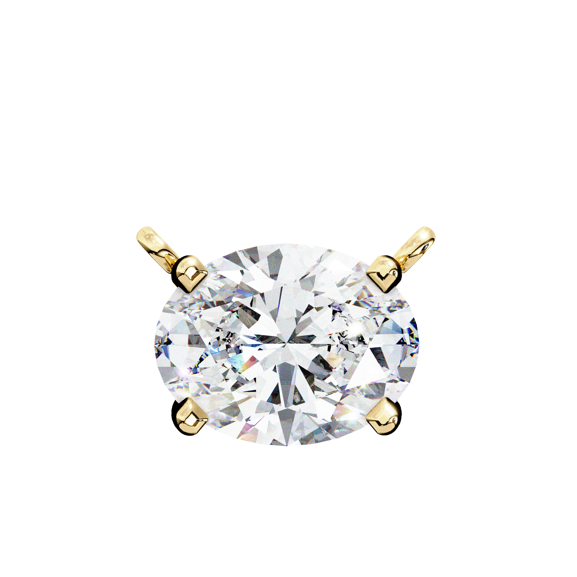 1.66 ct Majestic Oval Pendant