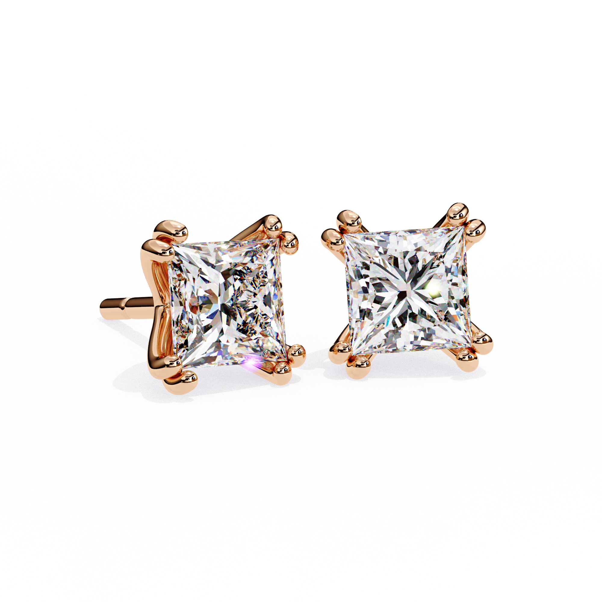 3.04 ct Starlit Elegance Earrings 9k
