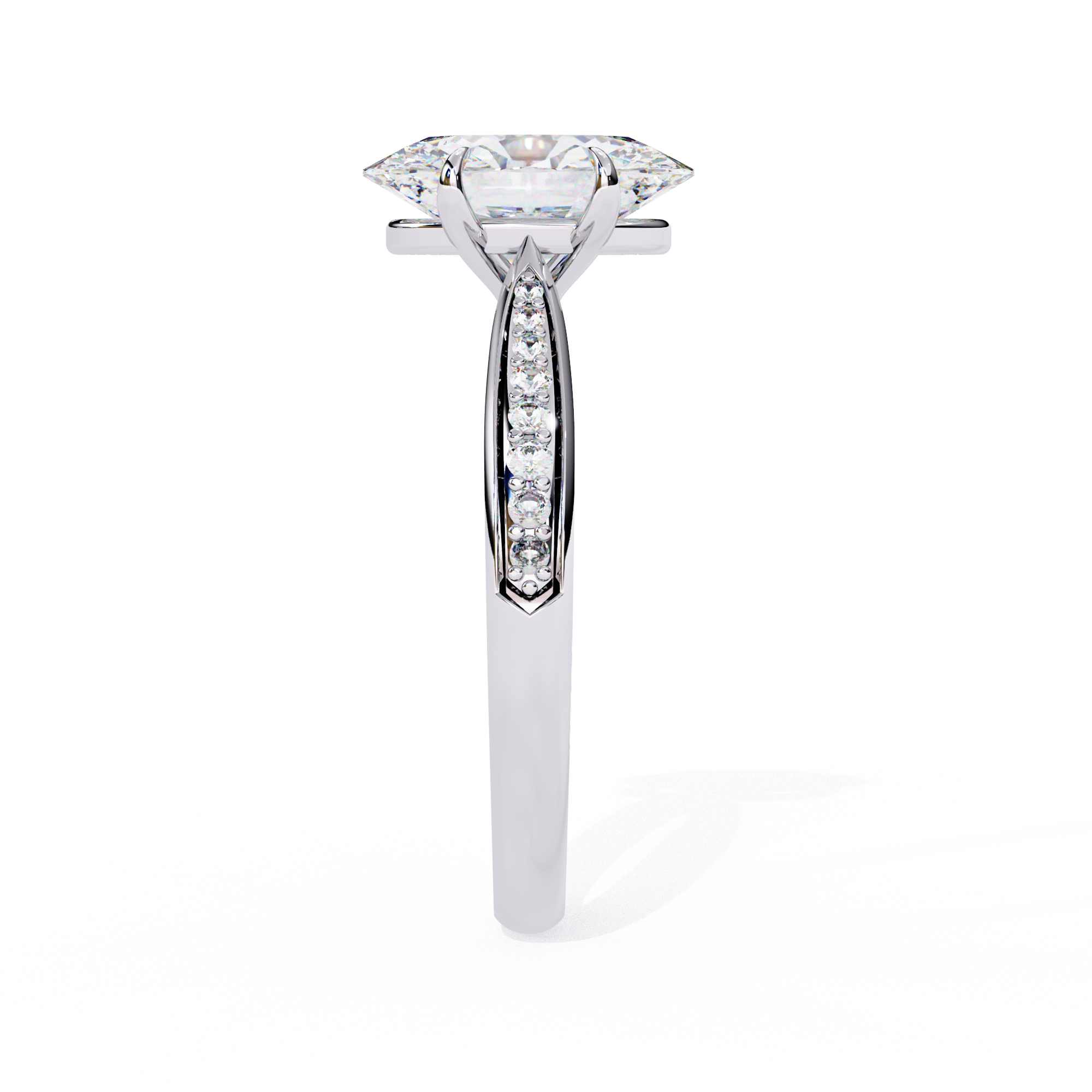 2.05 ct Grand Oval Ring 9k