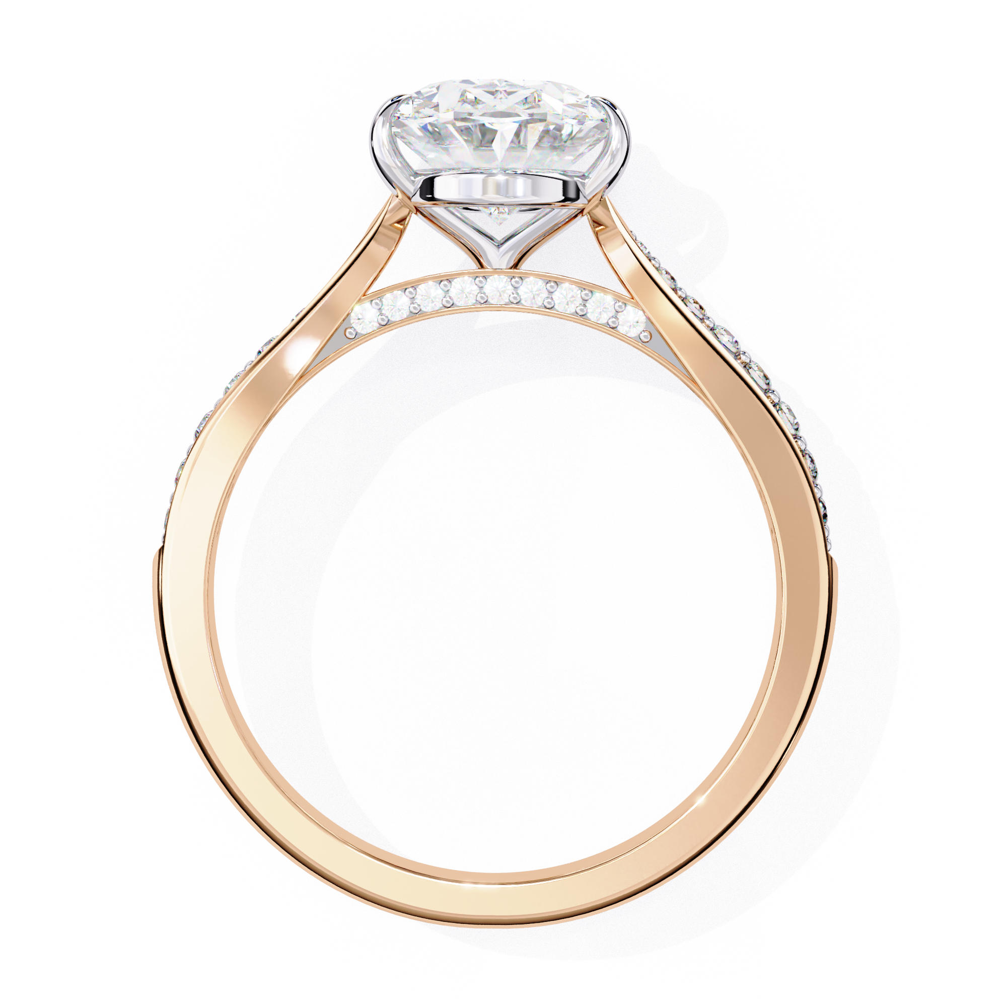 2.05 ct Grand Oval Ring 9k