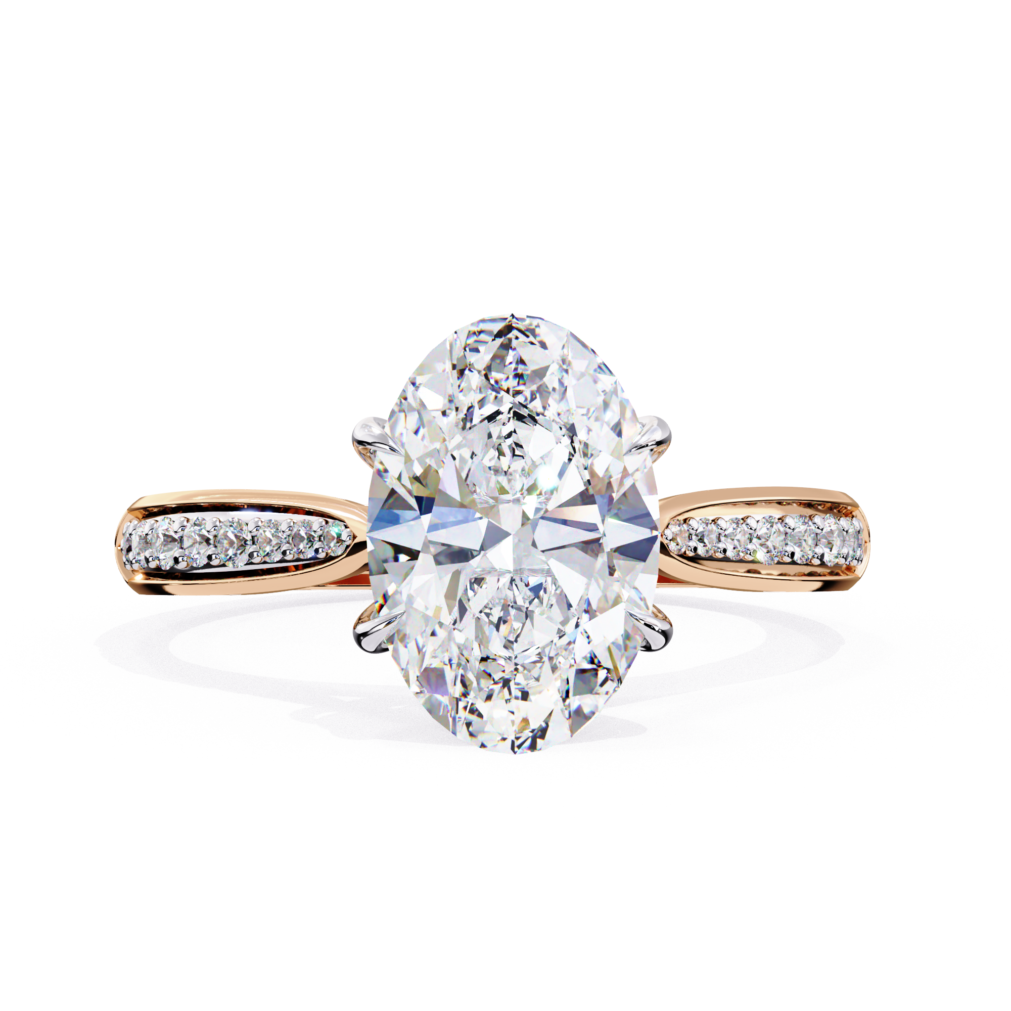 2.05 ct Grand Oval Ring 9k