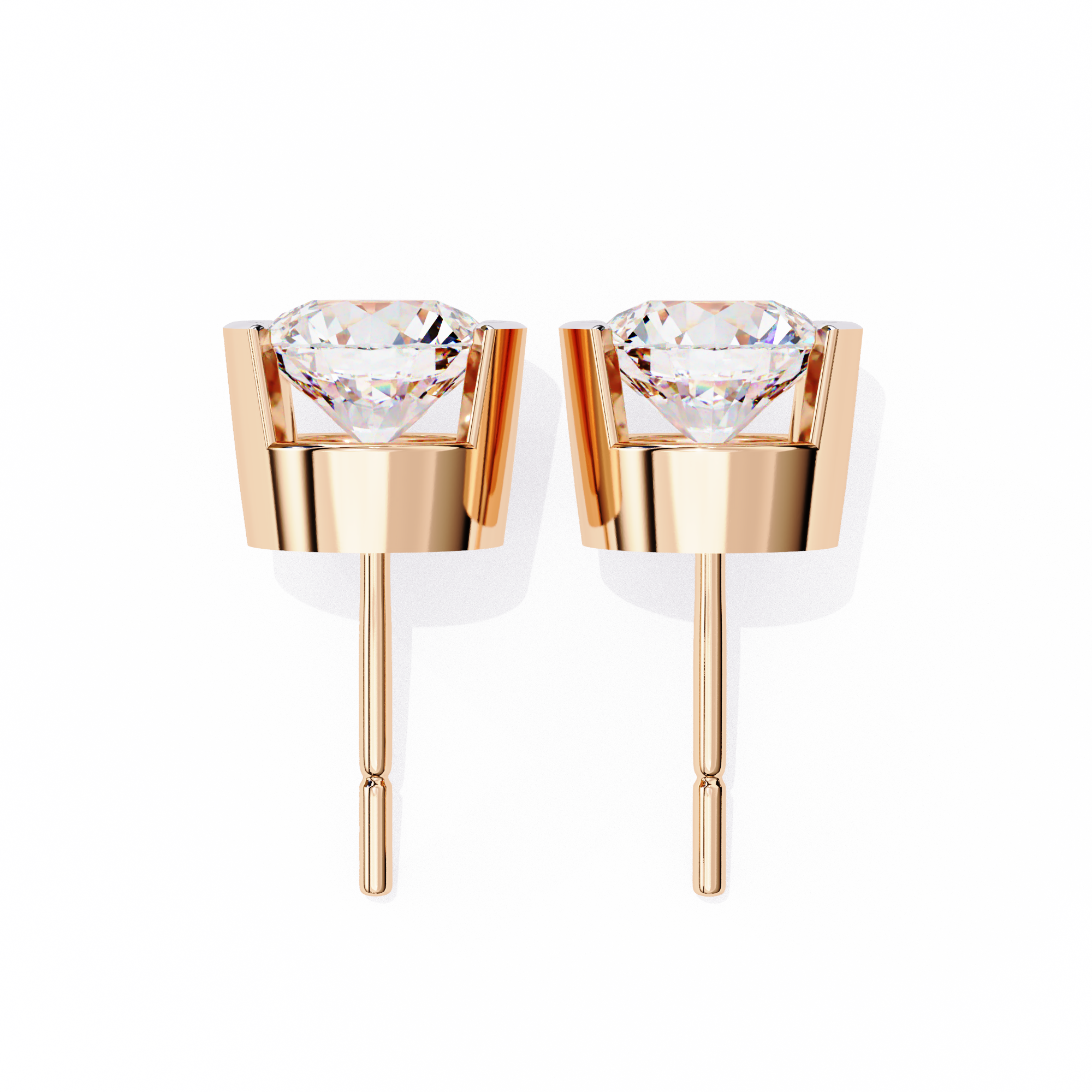 2.57 ct Radiant Sphere Earrings 9k