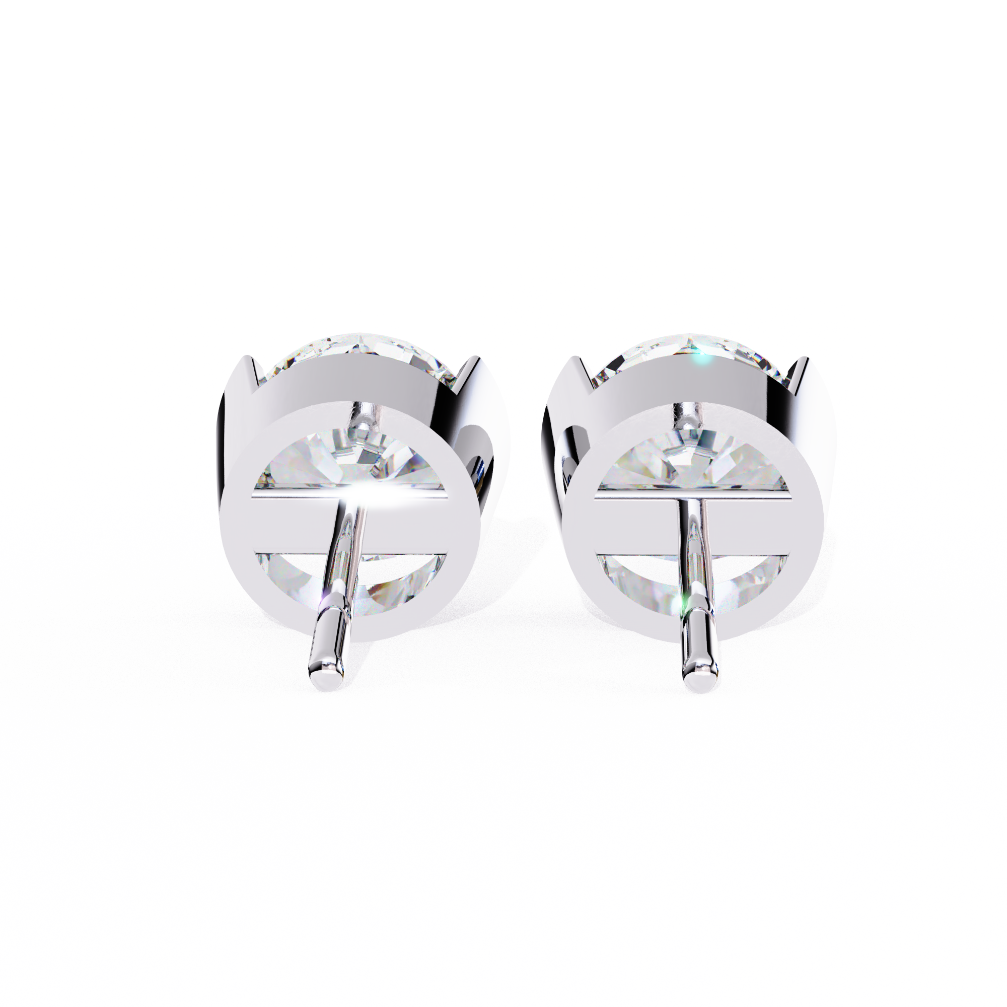 2.57 ct Radiant Sphere Earrings 9k