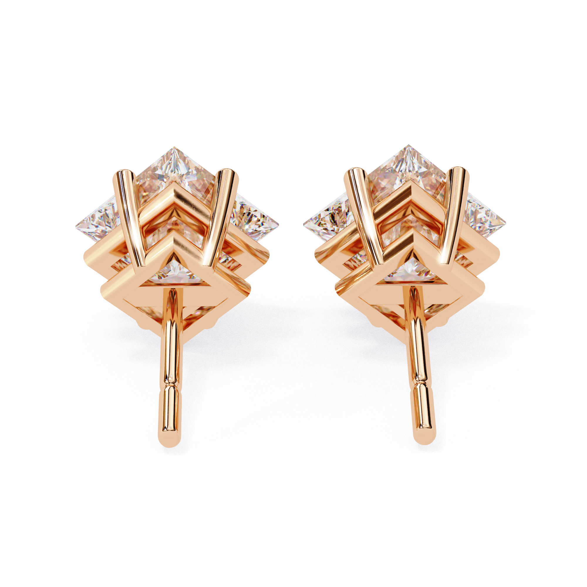 2.39 ct Celestine Shine Earrings 18K