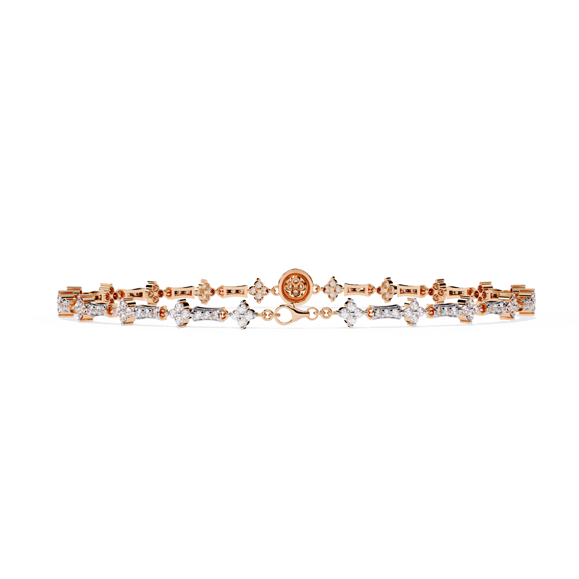 0.82 CT CELESTE BLOOM BRACELET 9k