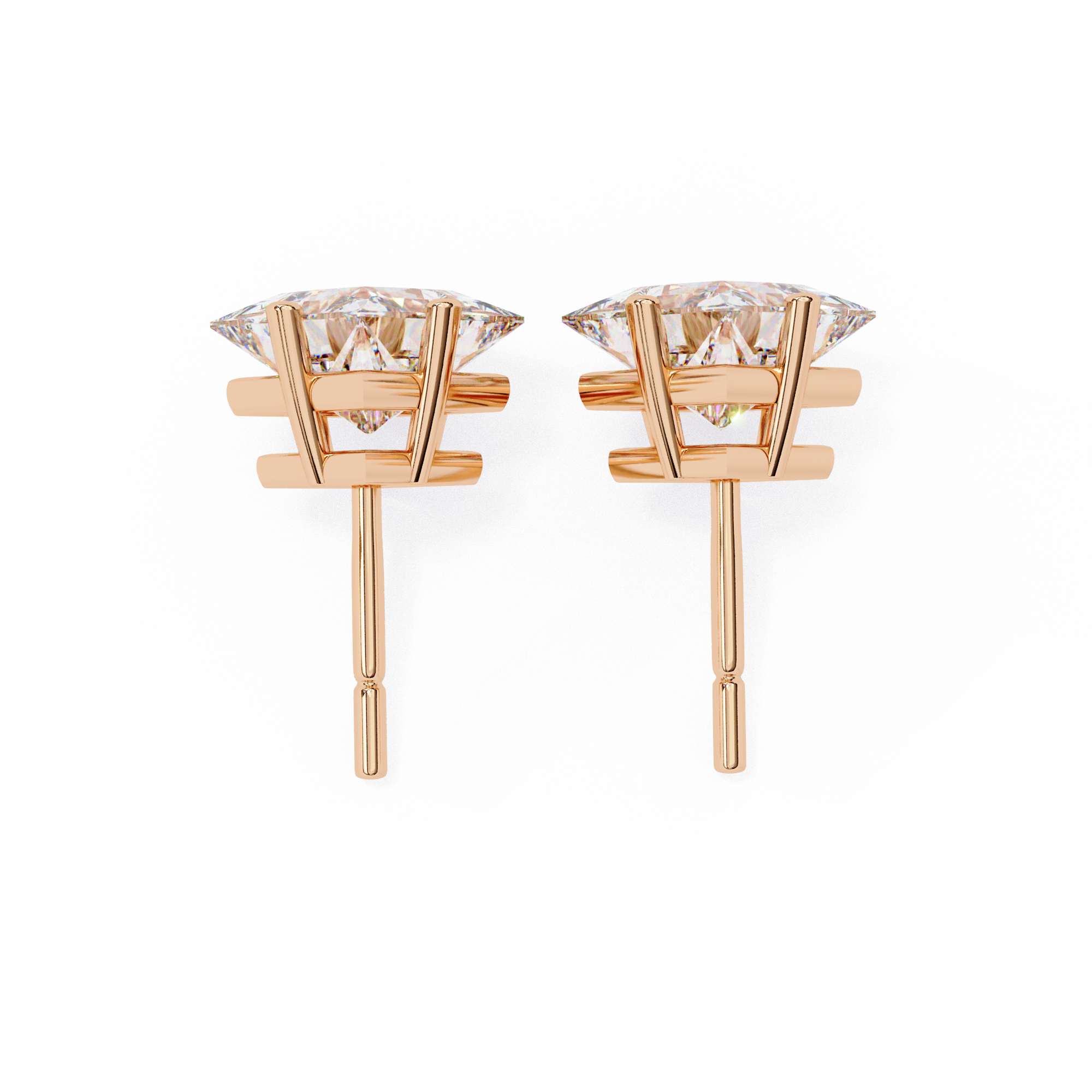 2.39 ct Celestine Shine Earrings 18K
