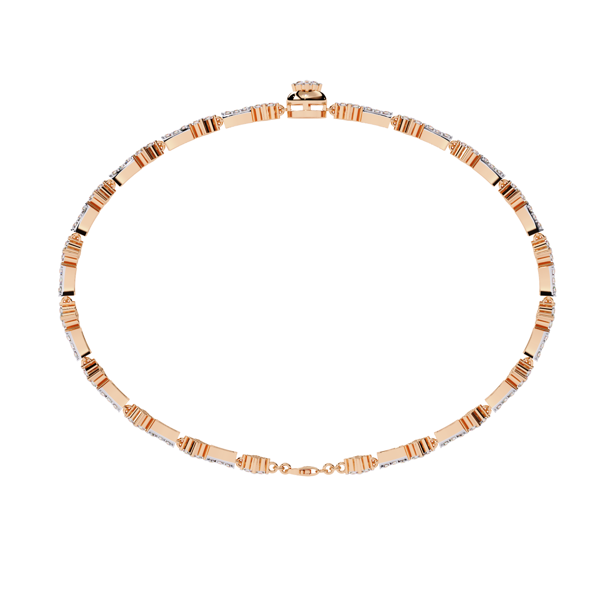 0.82 CT CELESTE BLOOM BRACELET 18K