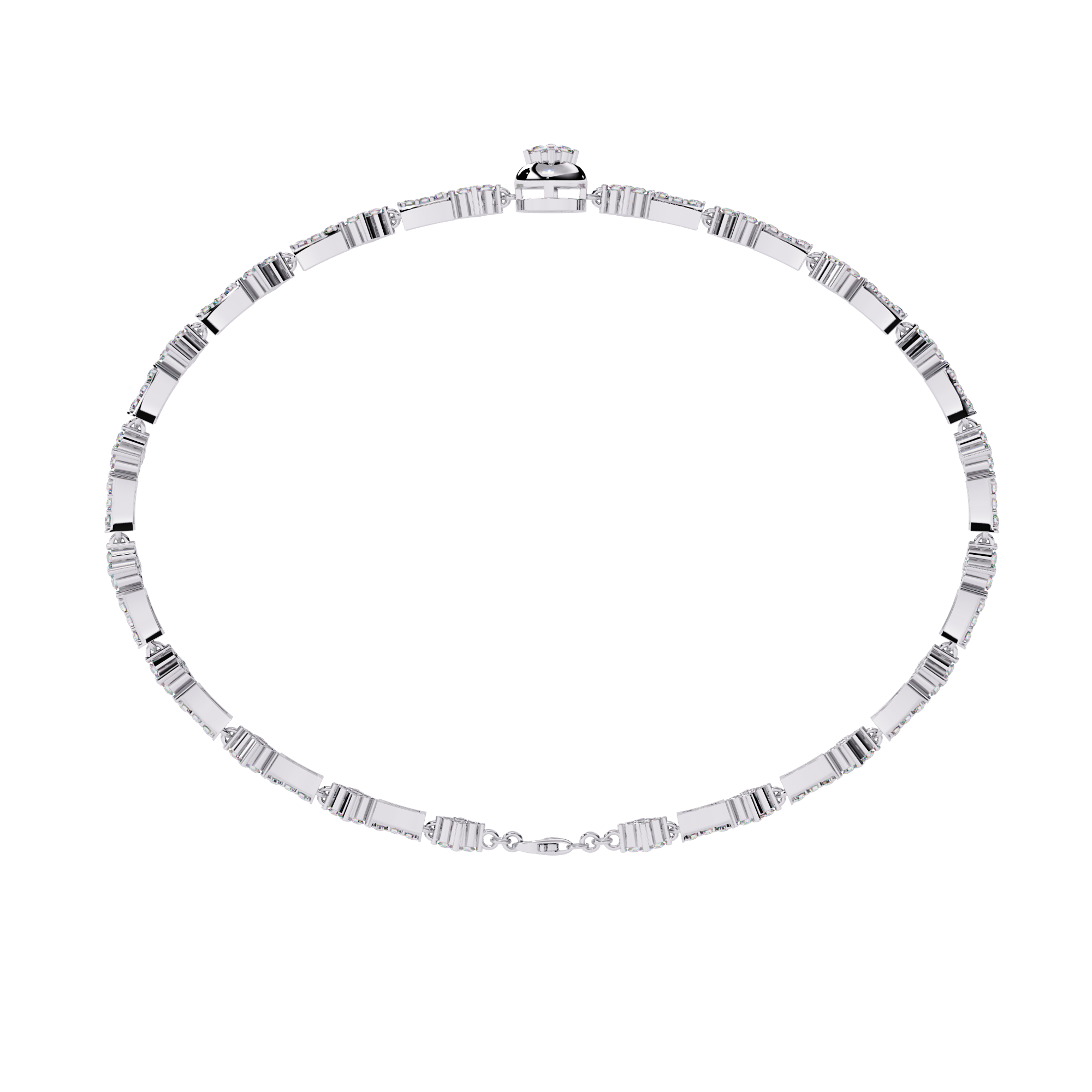 0.82 CT CELESTE BLOOM BRACELET 18K