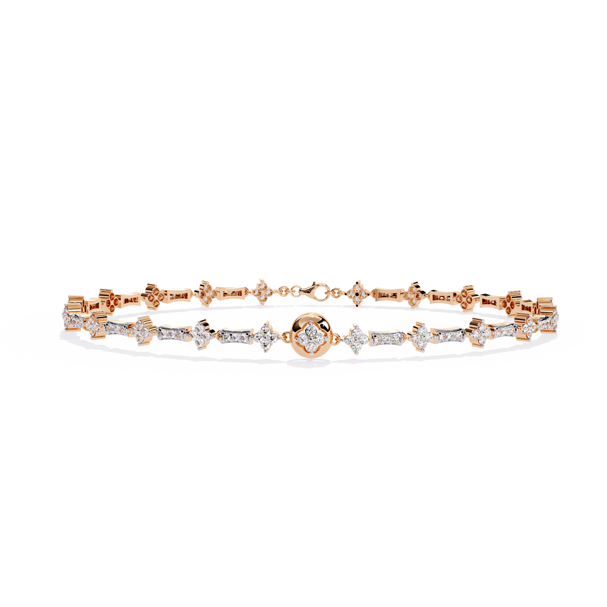 0.82 CT CELESTE BLOOM BRACELET 9k