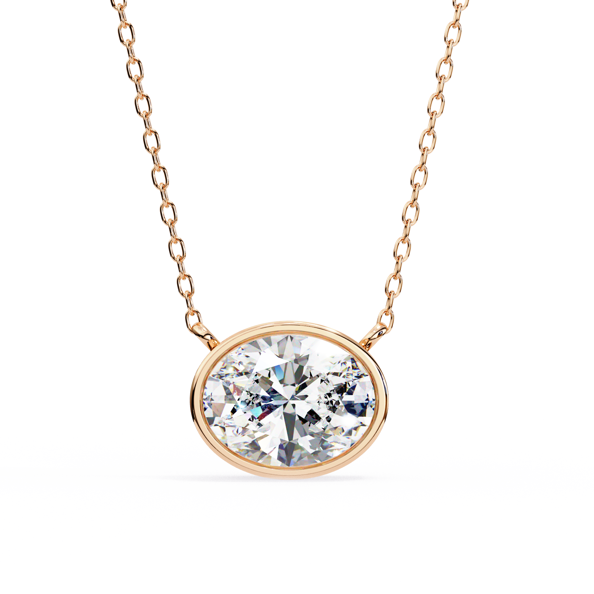 0.76 ct Oval Essence Pendant