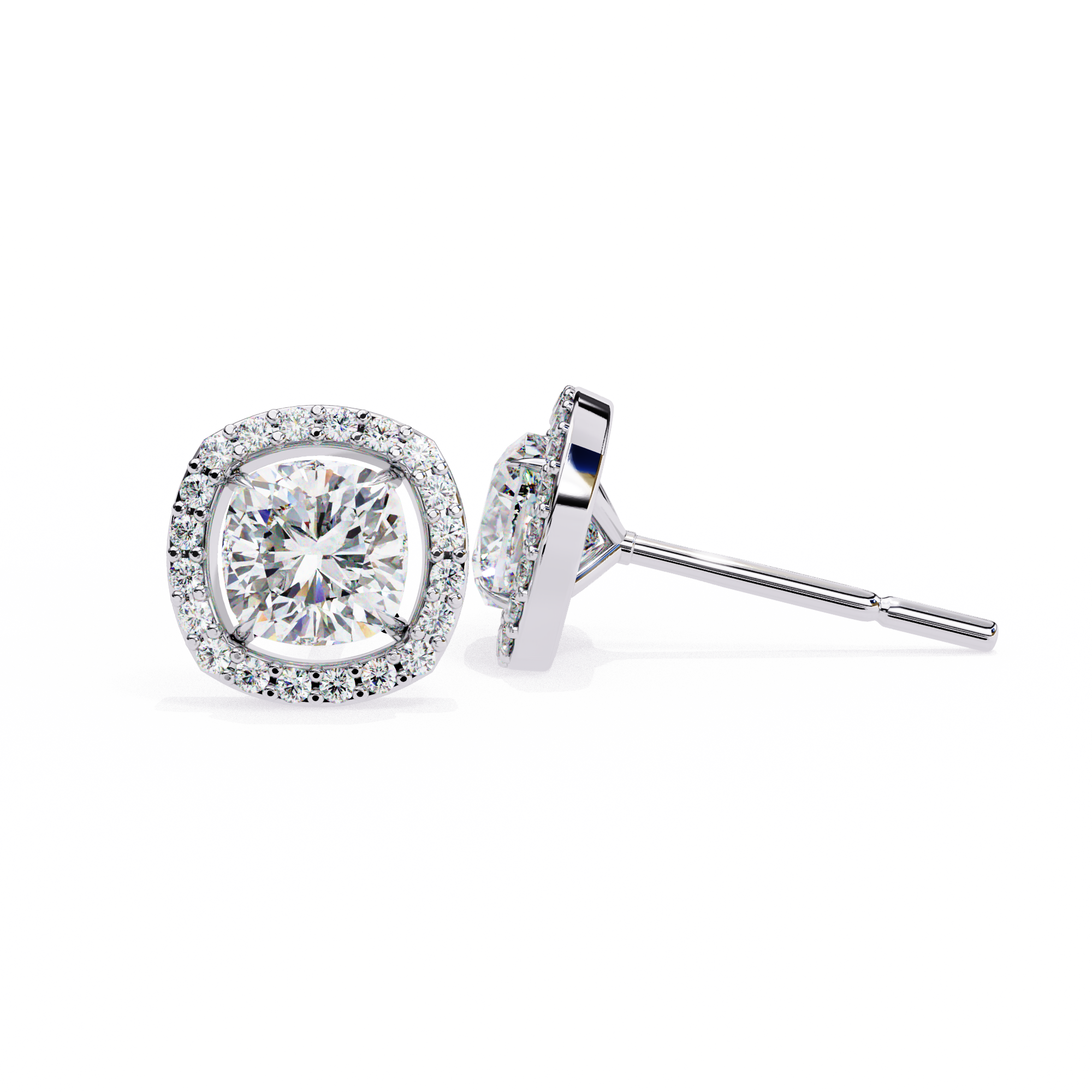 0.96 ct Celeste Radiance Earrings 9k