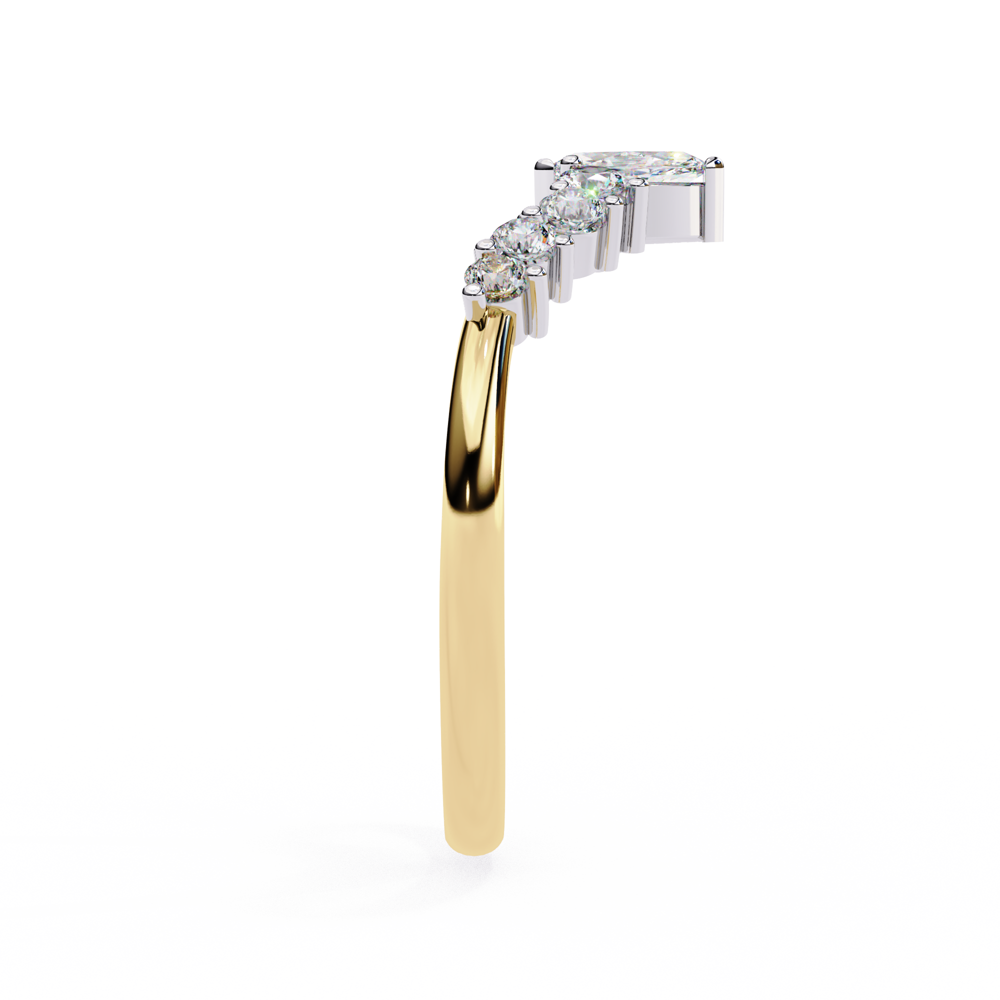 0.39 ct Lustrous Mirage Band