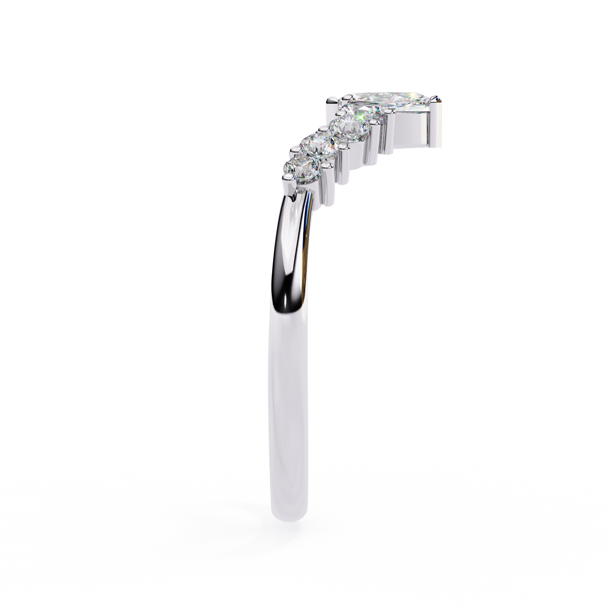 0.39 ct Lustrous Mirage Band