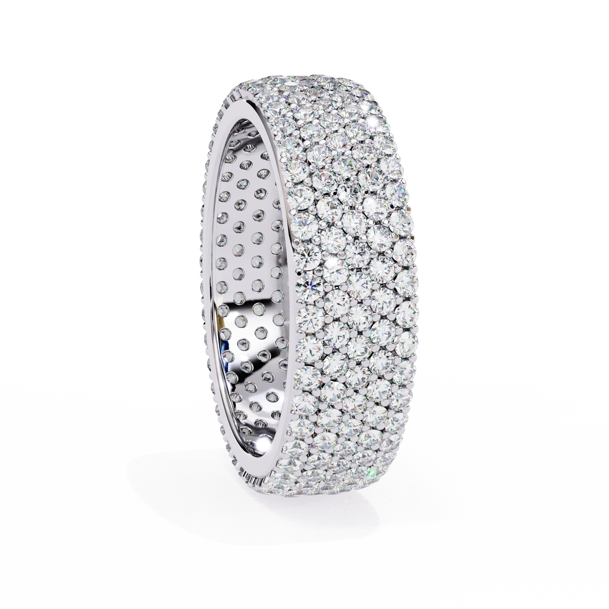 1.81 ct Eternal Round Band 9k