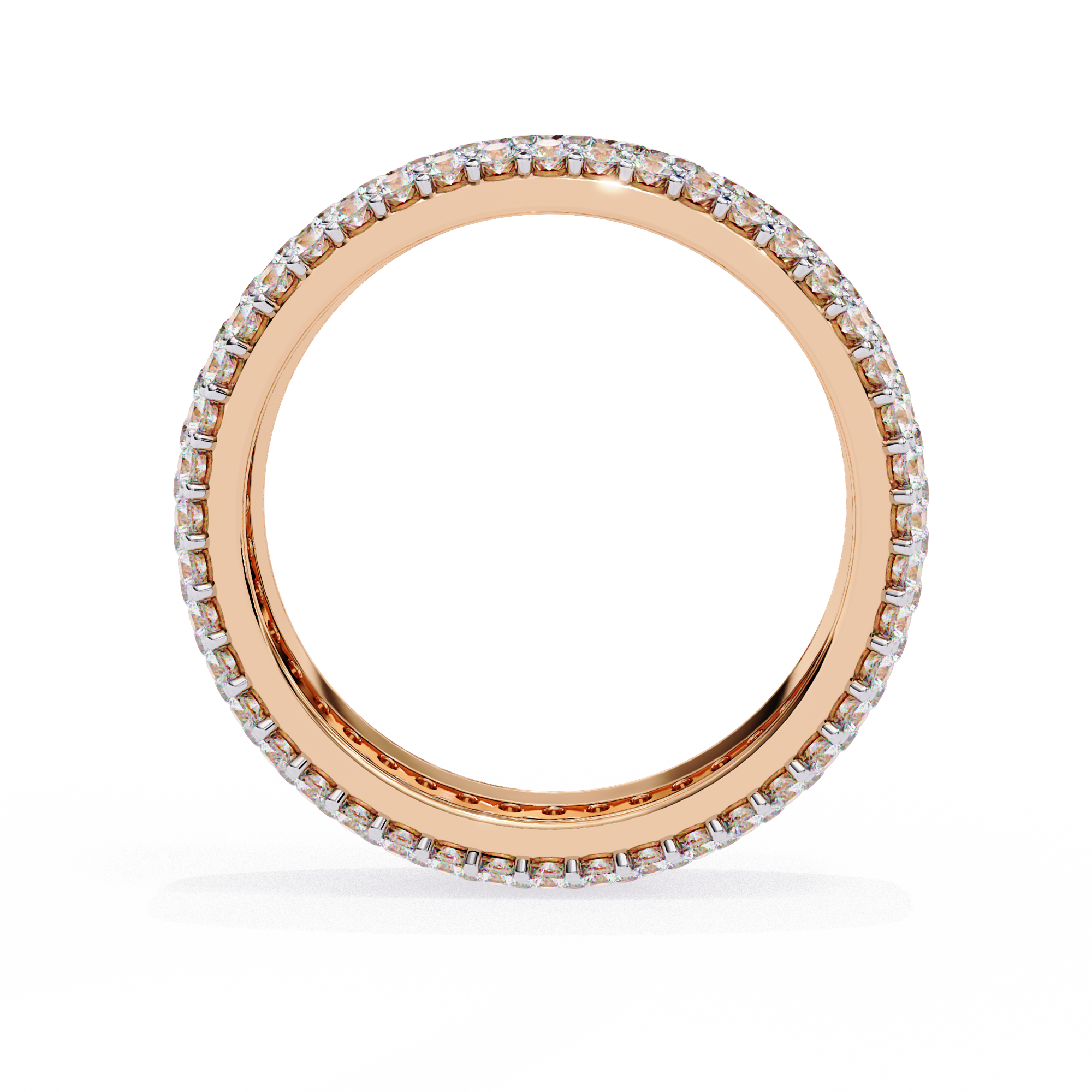 1.81 ct Eternal Round Band 9k