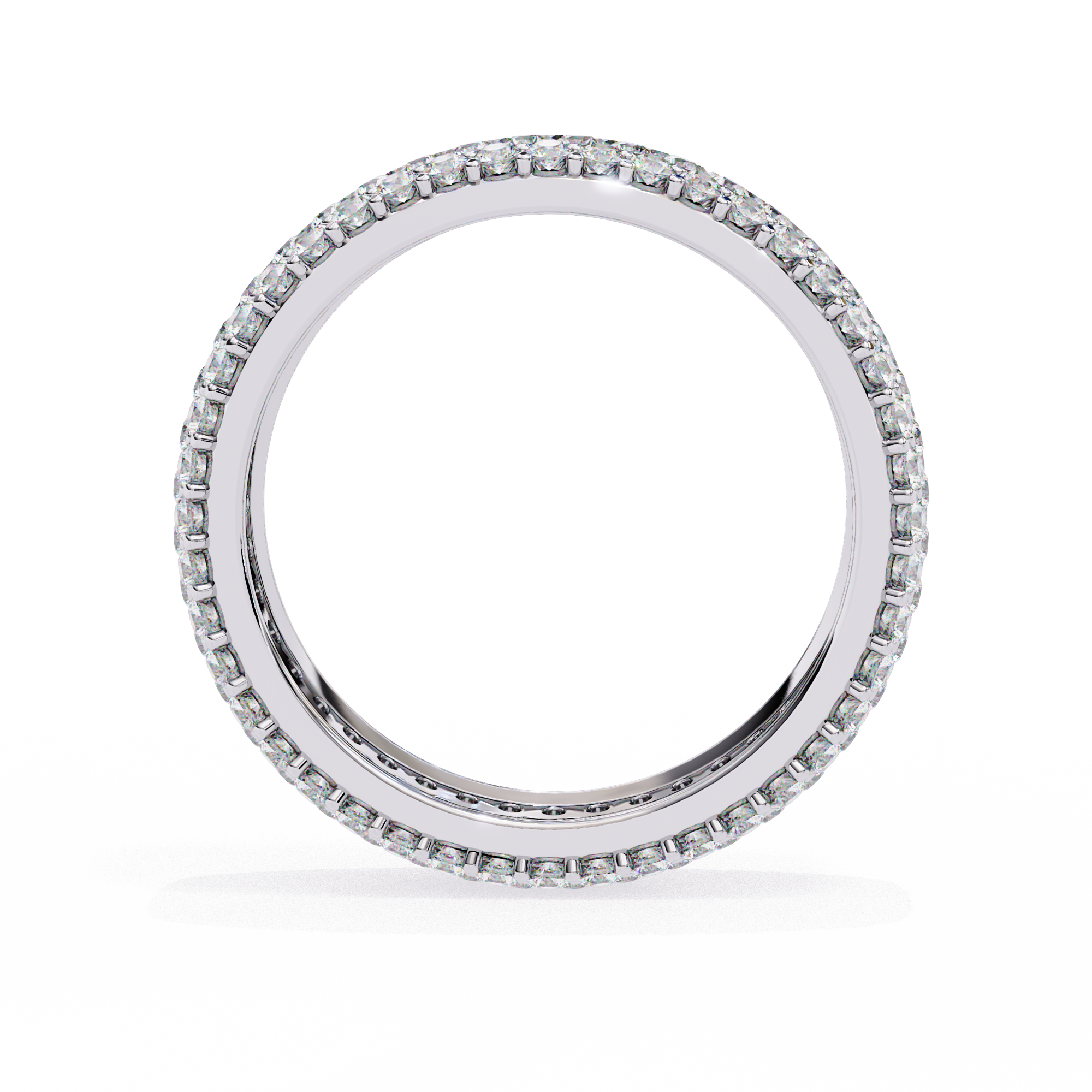 1.81 ct Eternal Round Band 9k