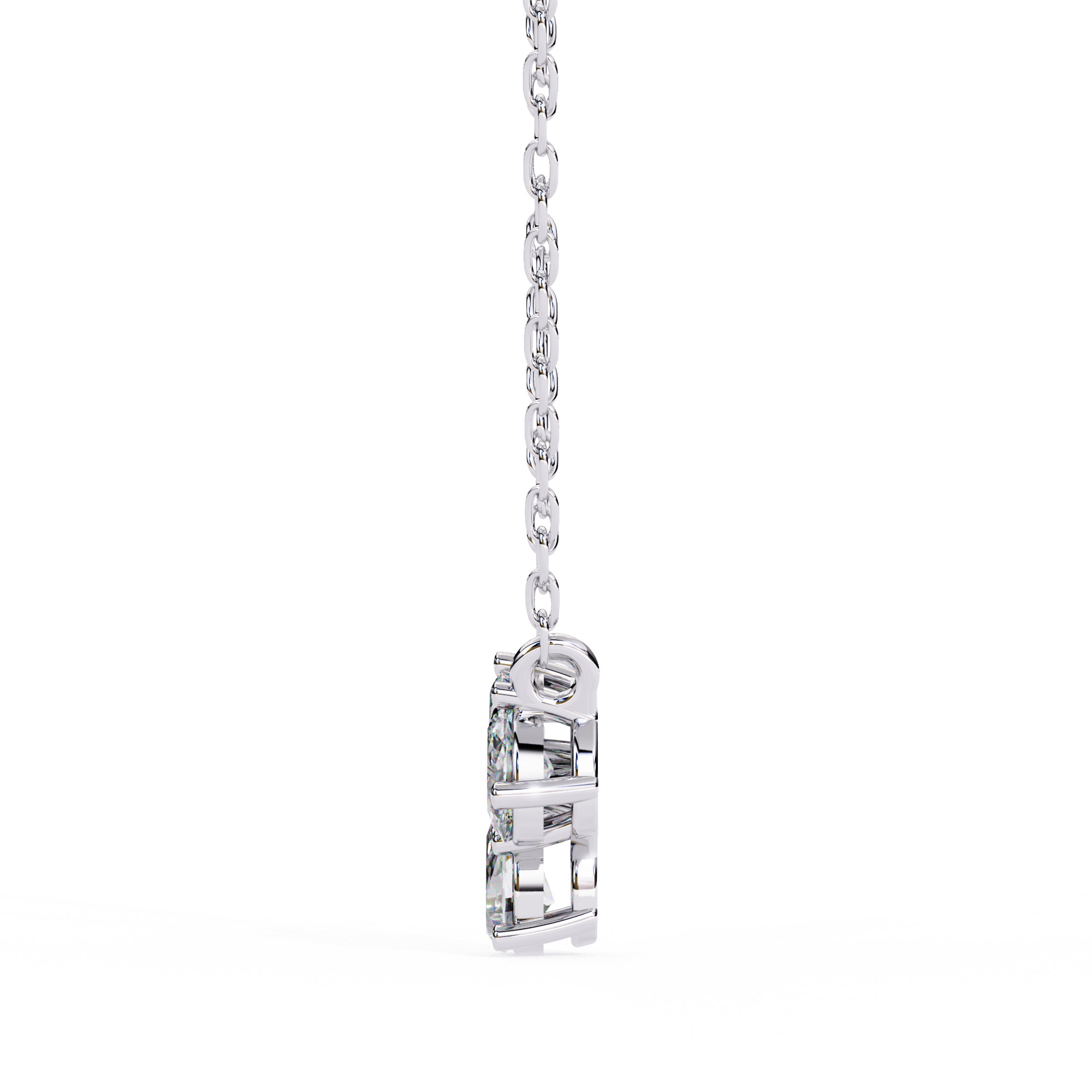 0.92 ct Emerald Harmony Pendant 9k