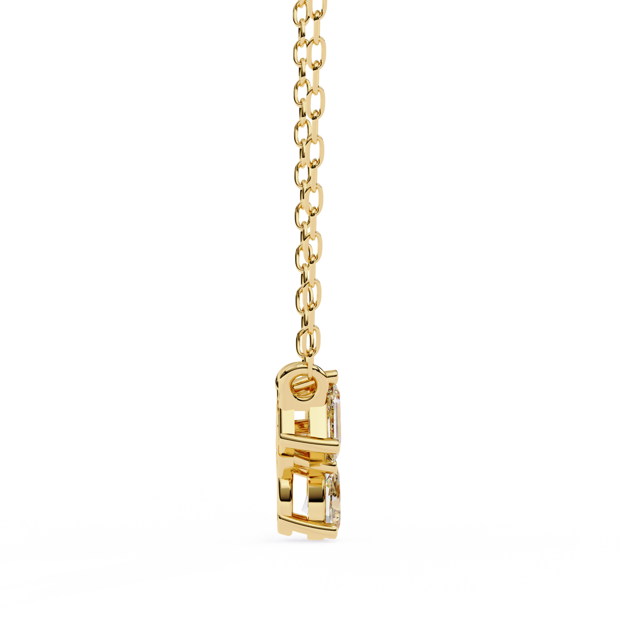 0.92 ct Emerald Harmony Pendant 9k