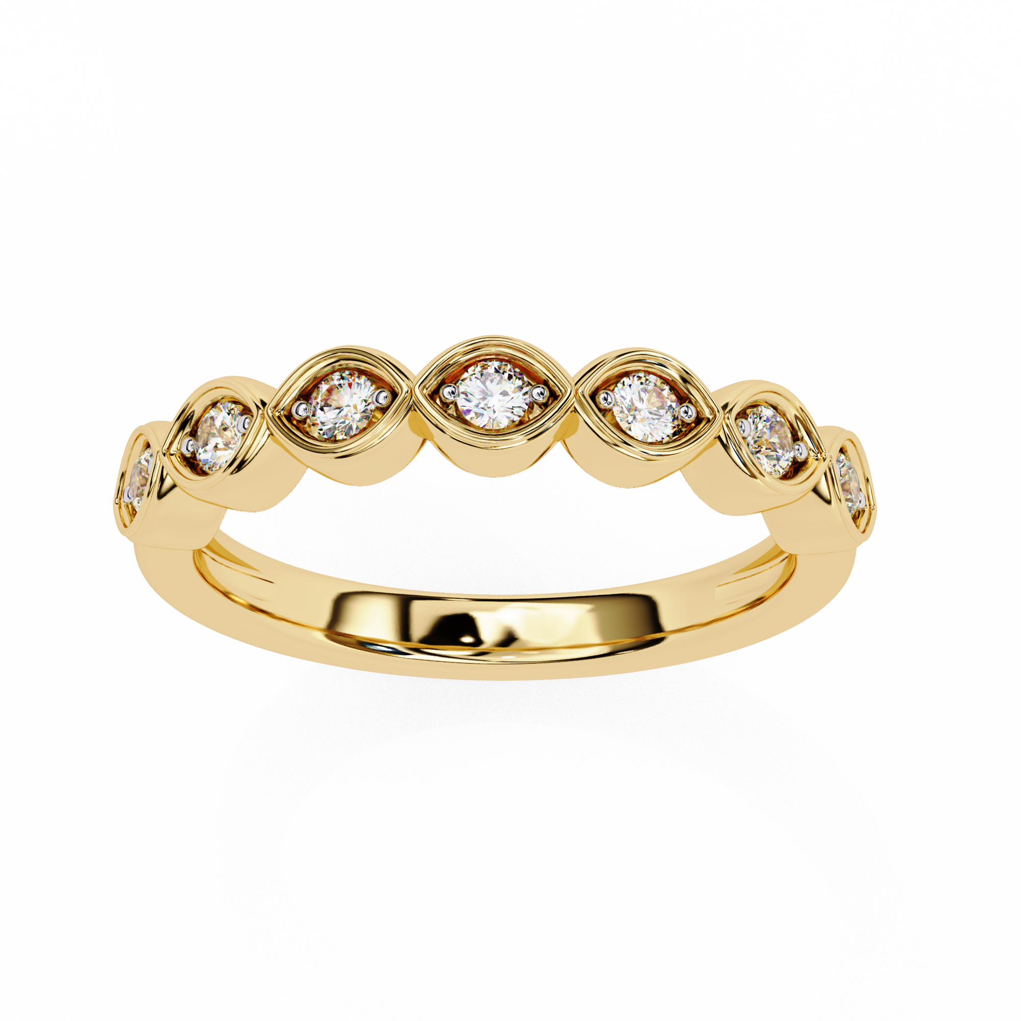 0.63 ct Eternal Loop Band 9k