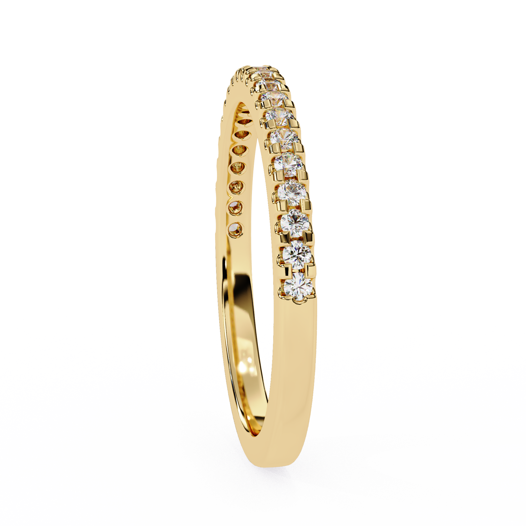 0.22 ct Nova Halo Band 9k