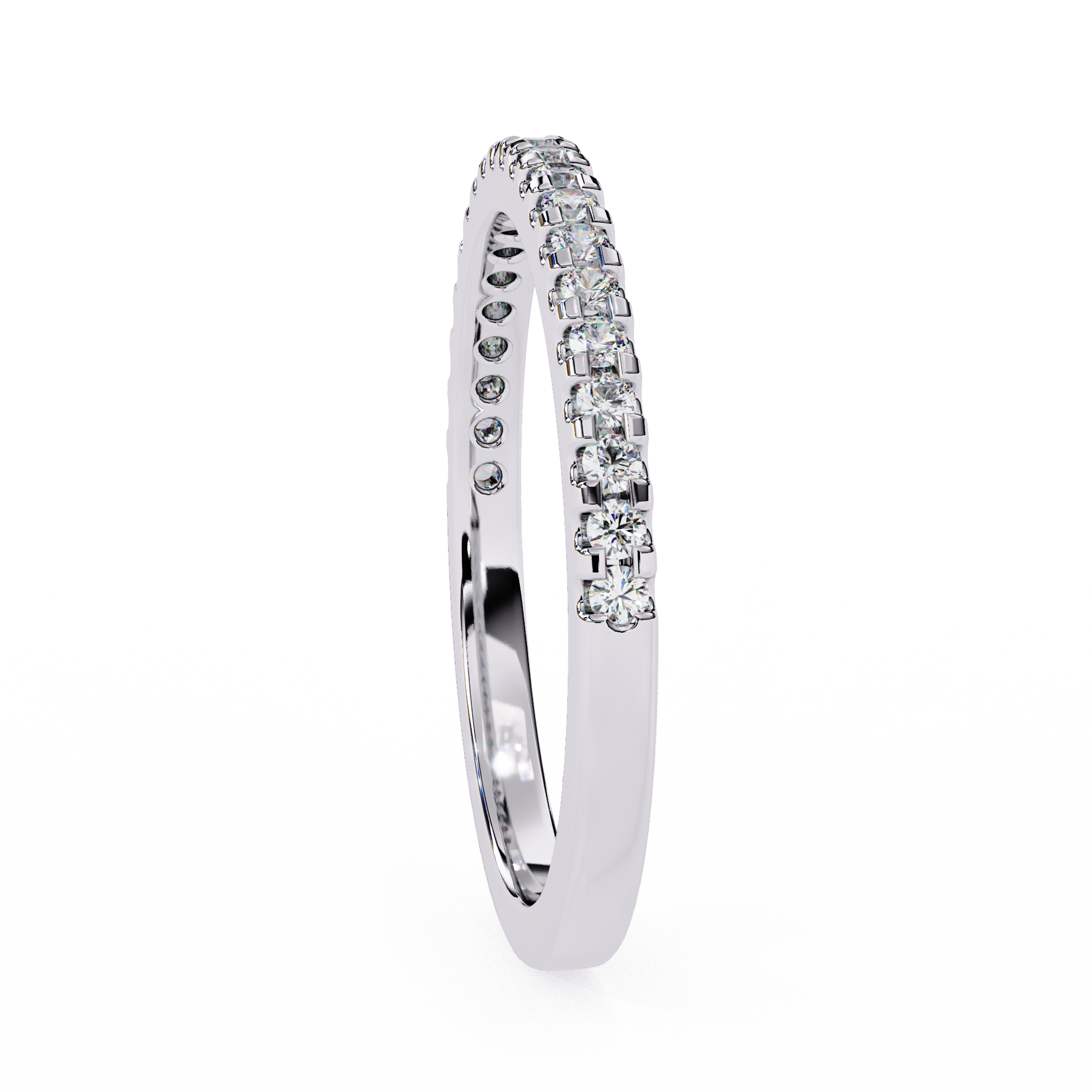 0.22 ct Nova Halo Band 9k