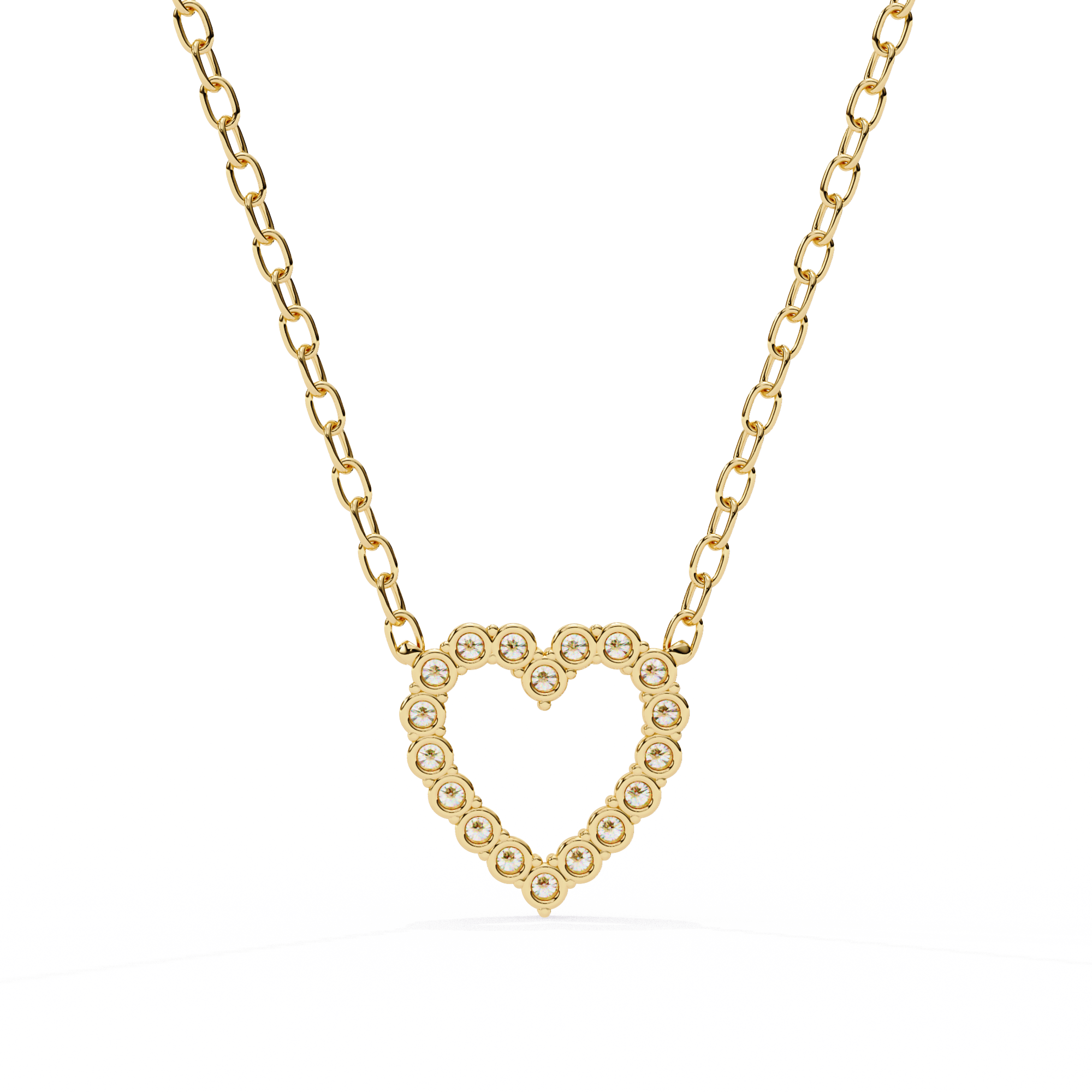 0.37 ct Golden Hour Pendant 9k