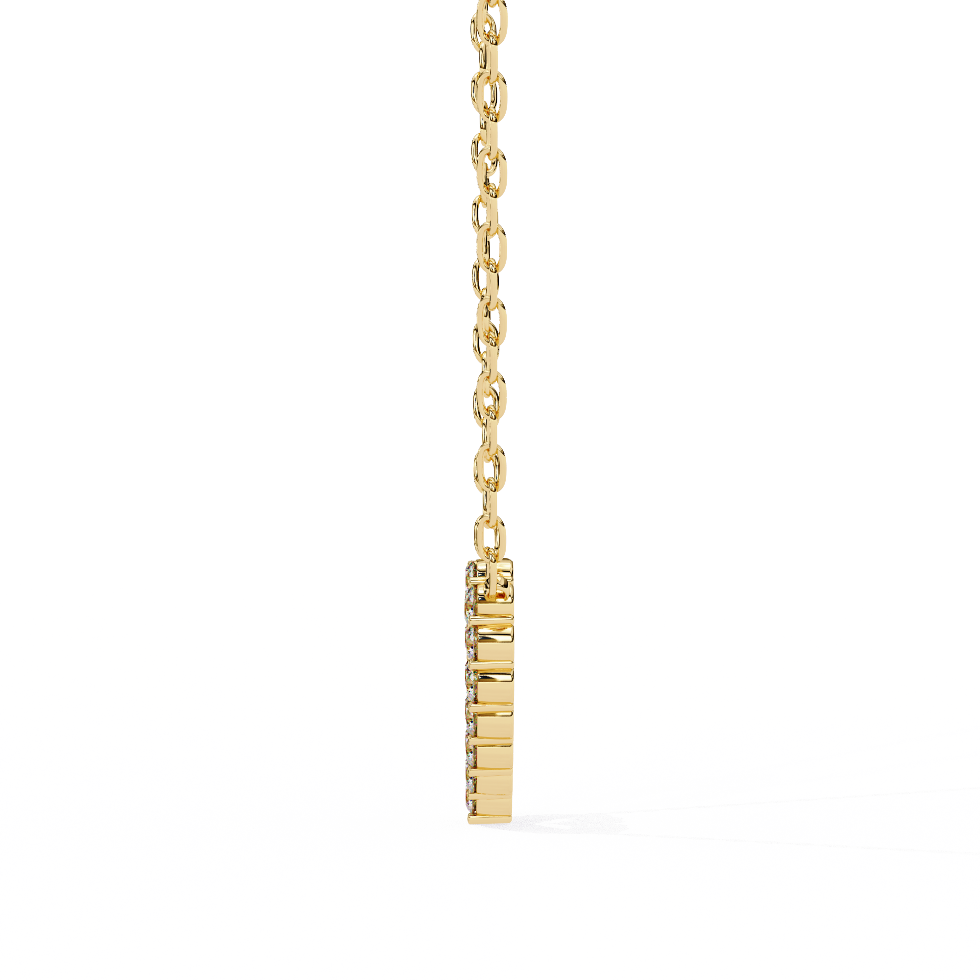 0.37 ct Golden Hour Pendant 9k