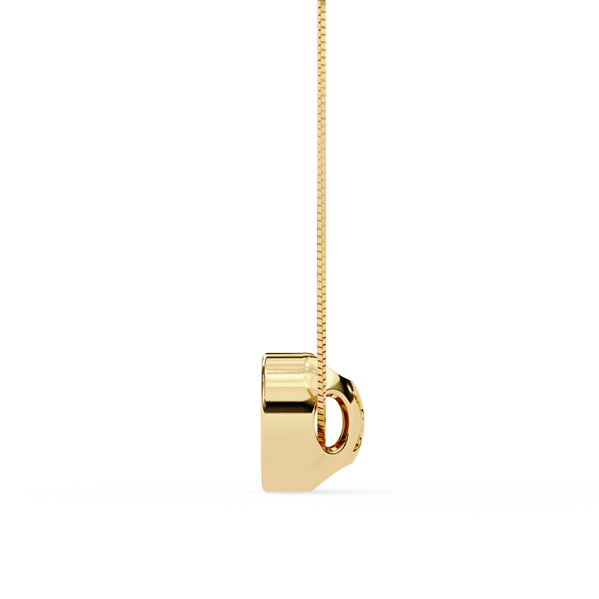0.26 ct Brilliant Halo Pendant 9k