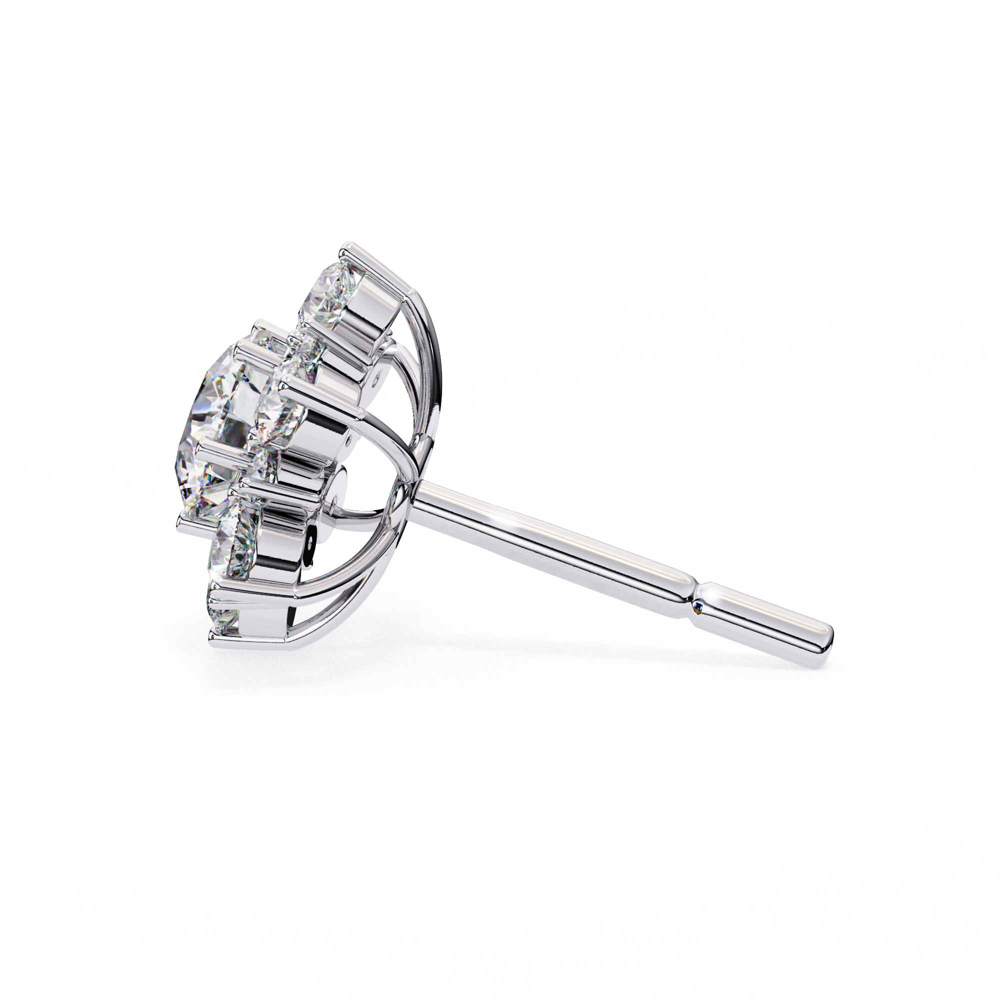 1.45 ct Solar Bloom Earrings