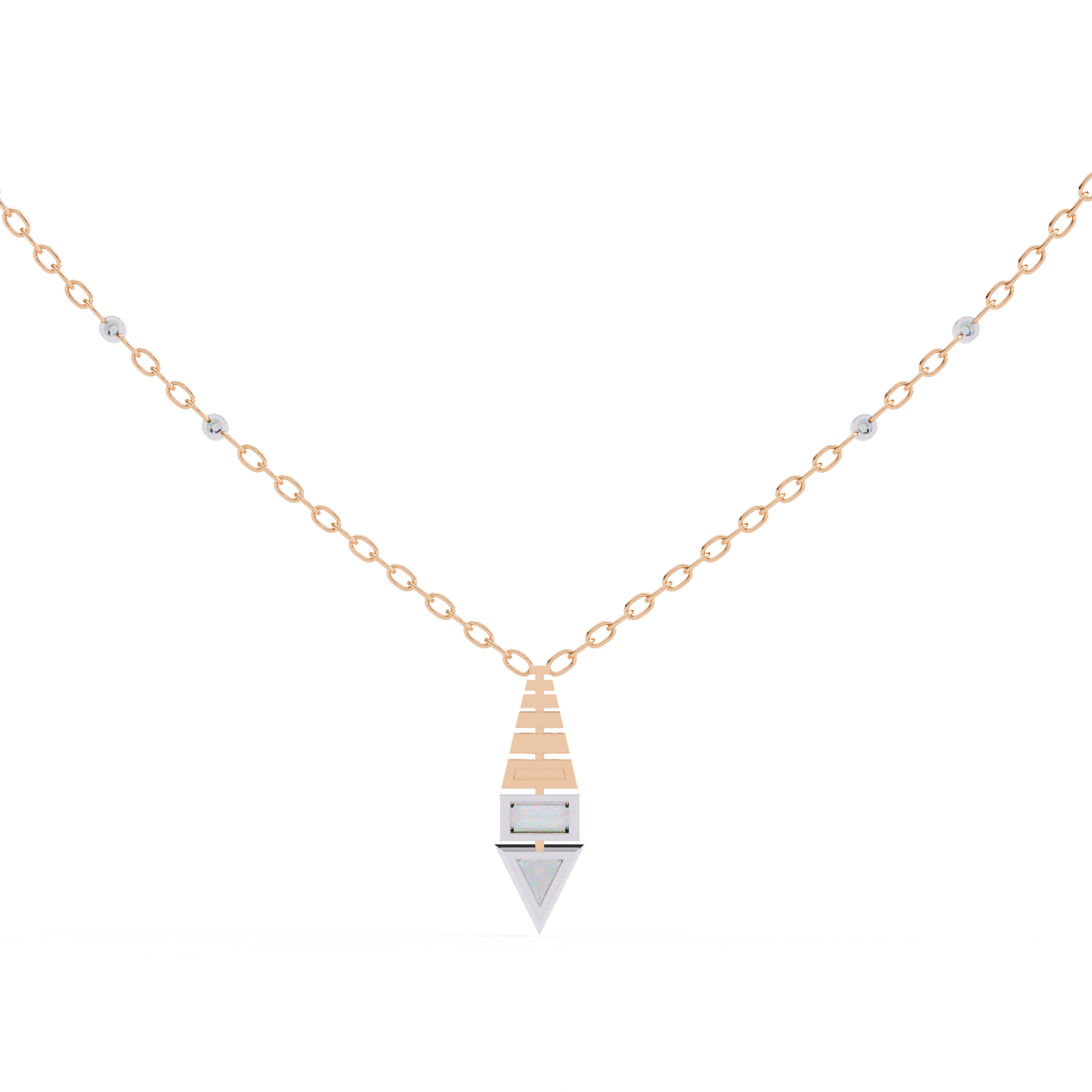 0.62 ct Eterna Prism Pendant 9k