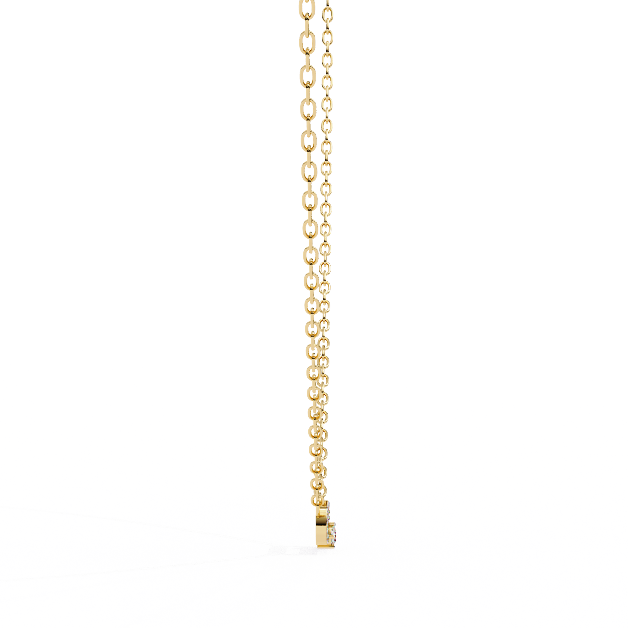 0.36 ct Eterna Square Pendant 9k