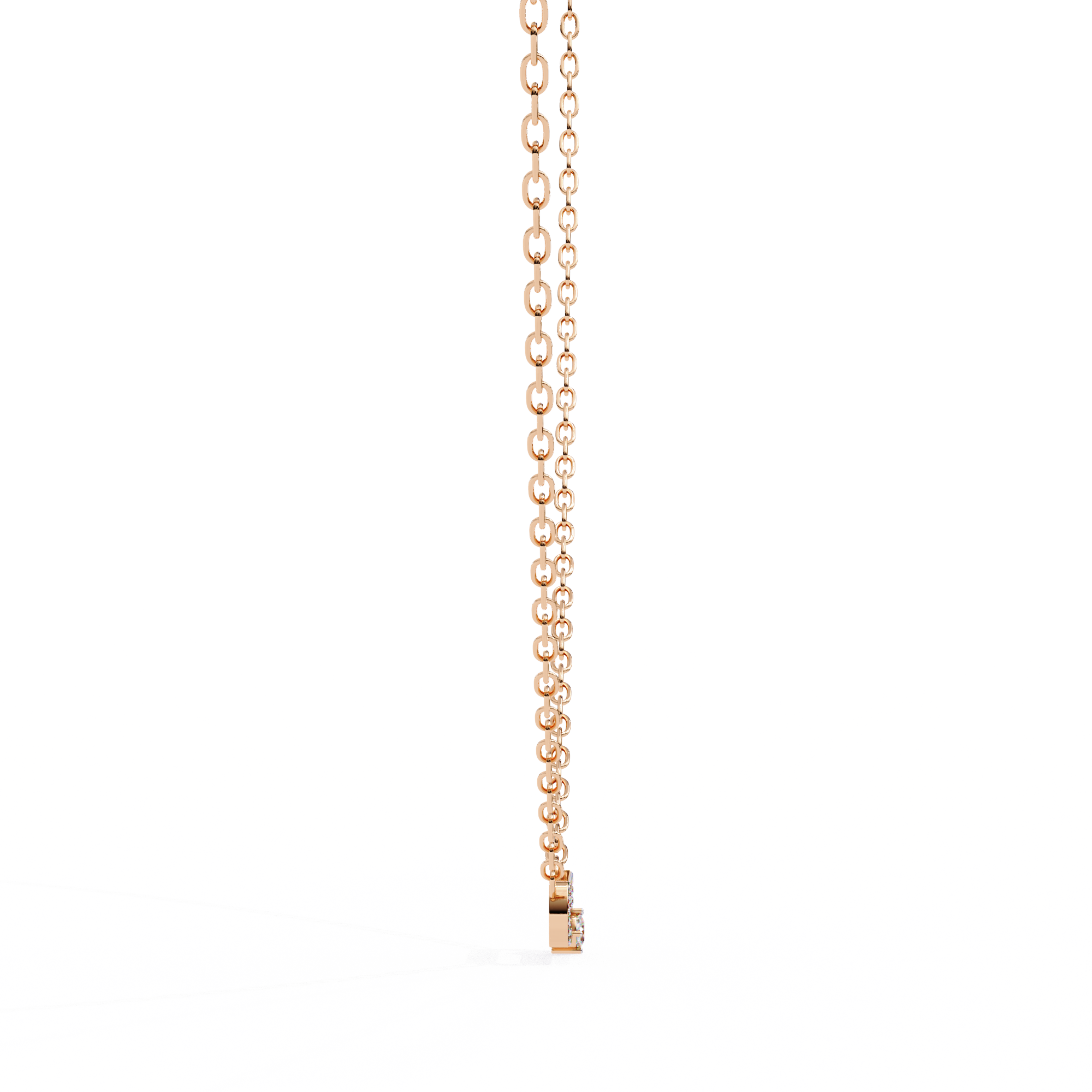 0.36 ct Eterna Square Pendant 9k