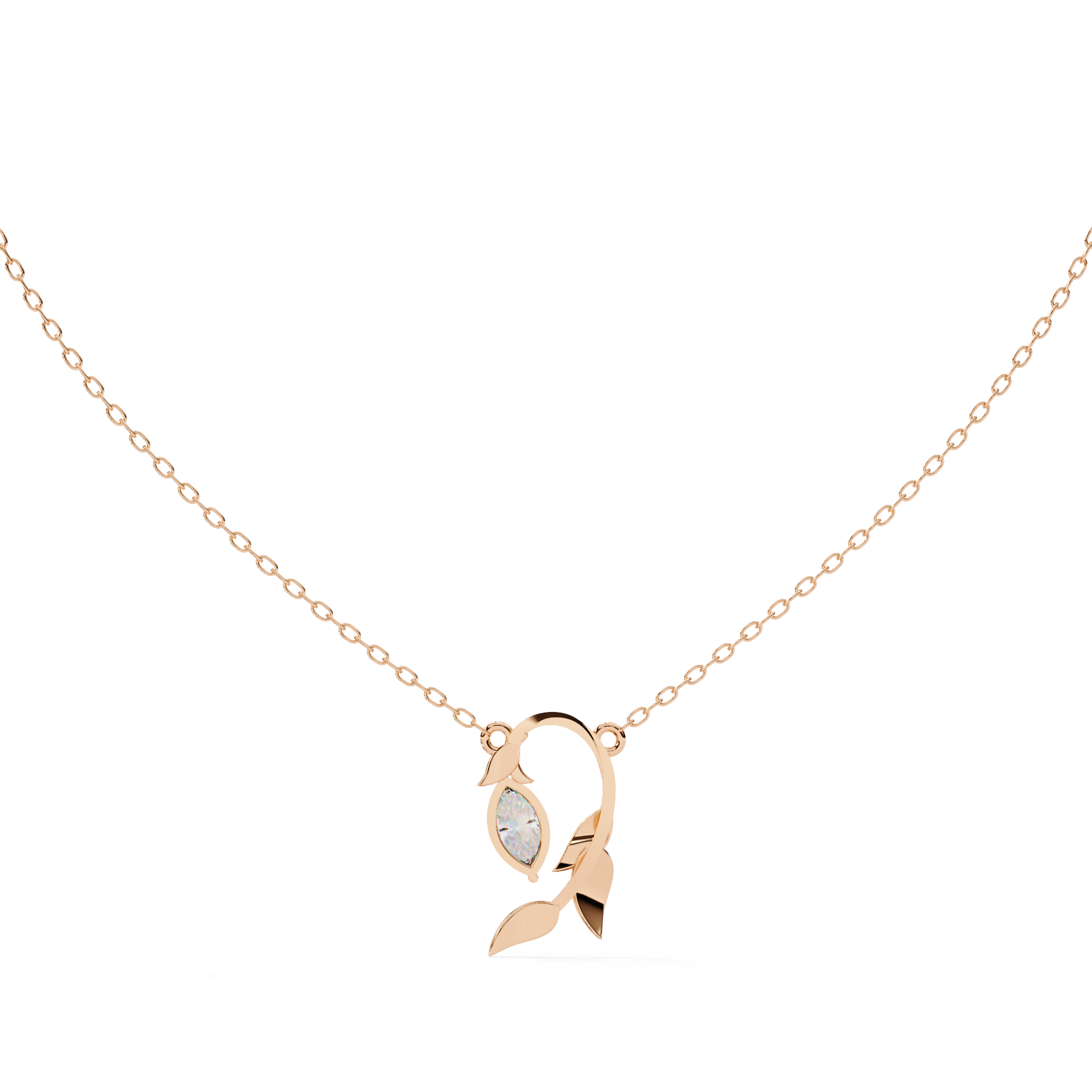 0.47 ct Ethereal Grace Pendant 9k