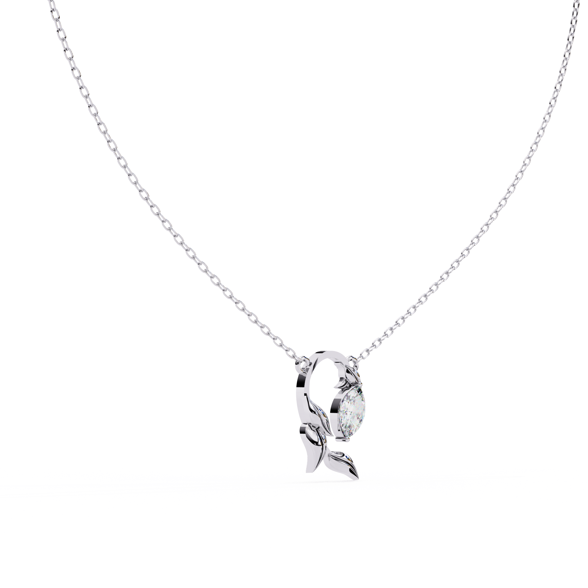 0.47 ct Ethereal Grace Pendant 9k