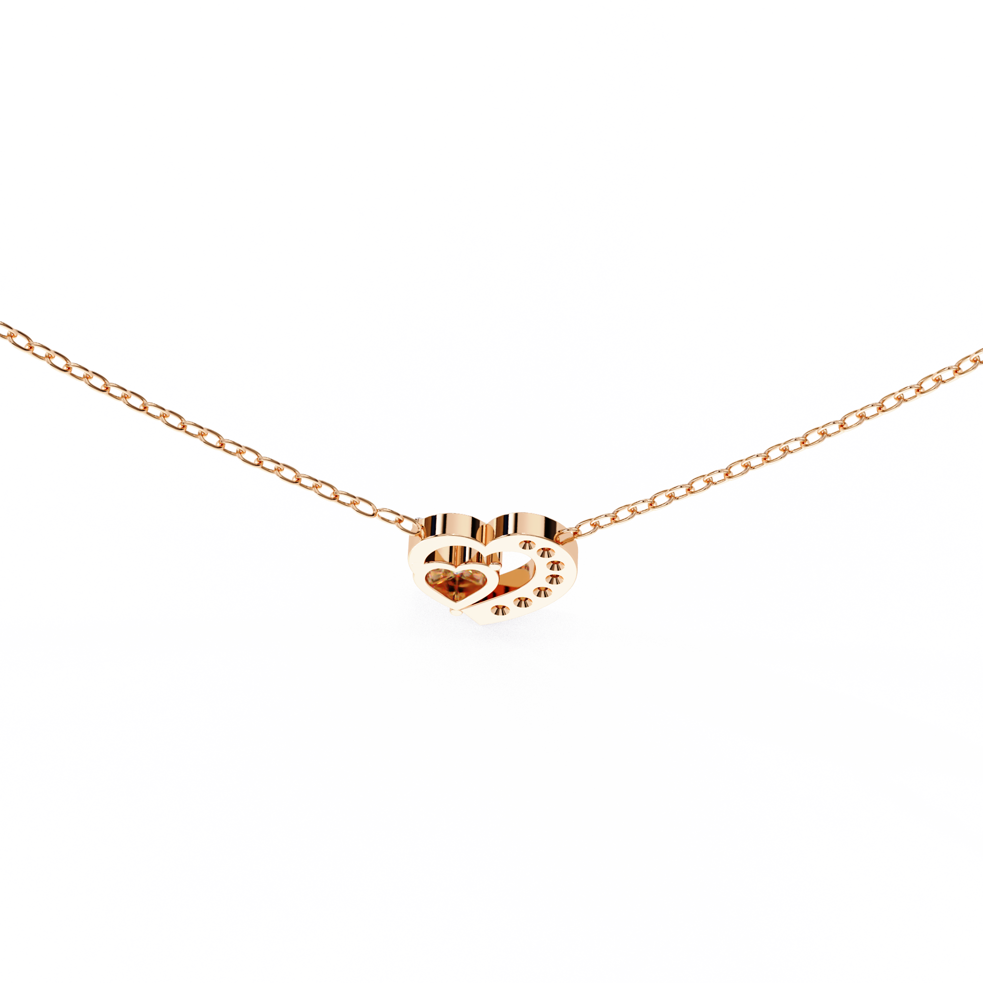 0.87 ct Eternal Love Pendant 9k