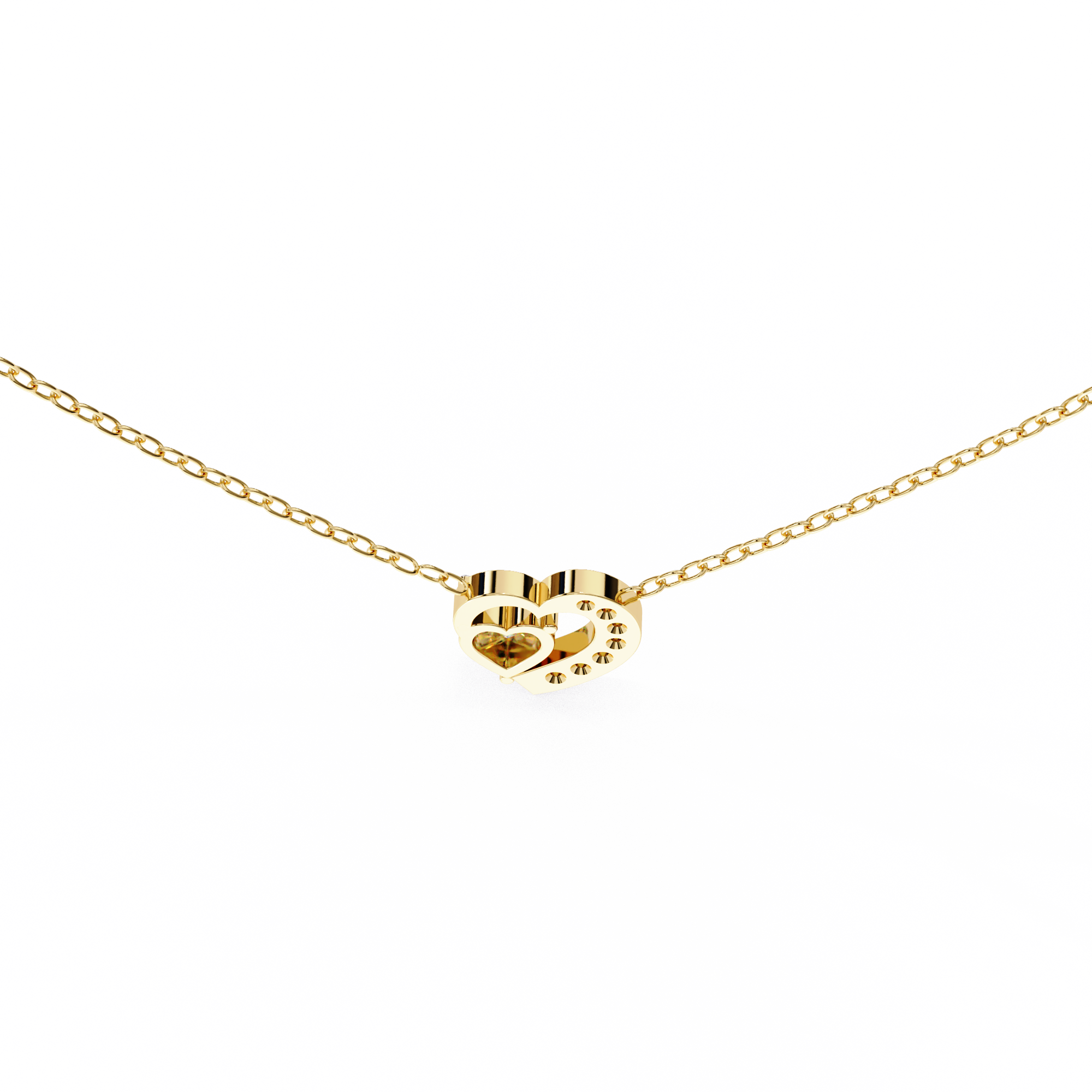 0.87 ct Eternal Love Pendant 9k