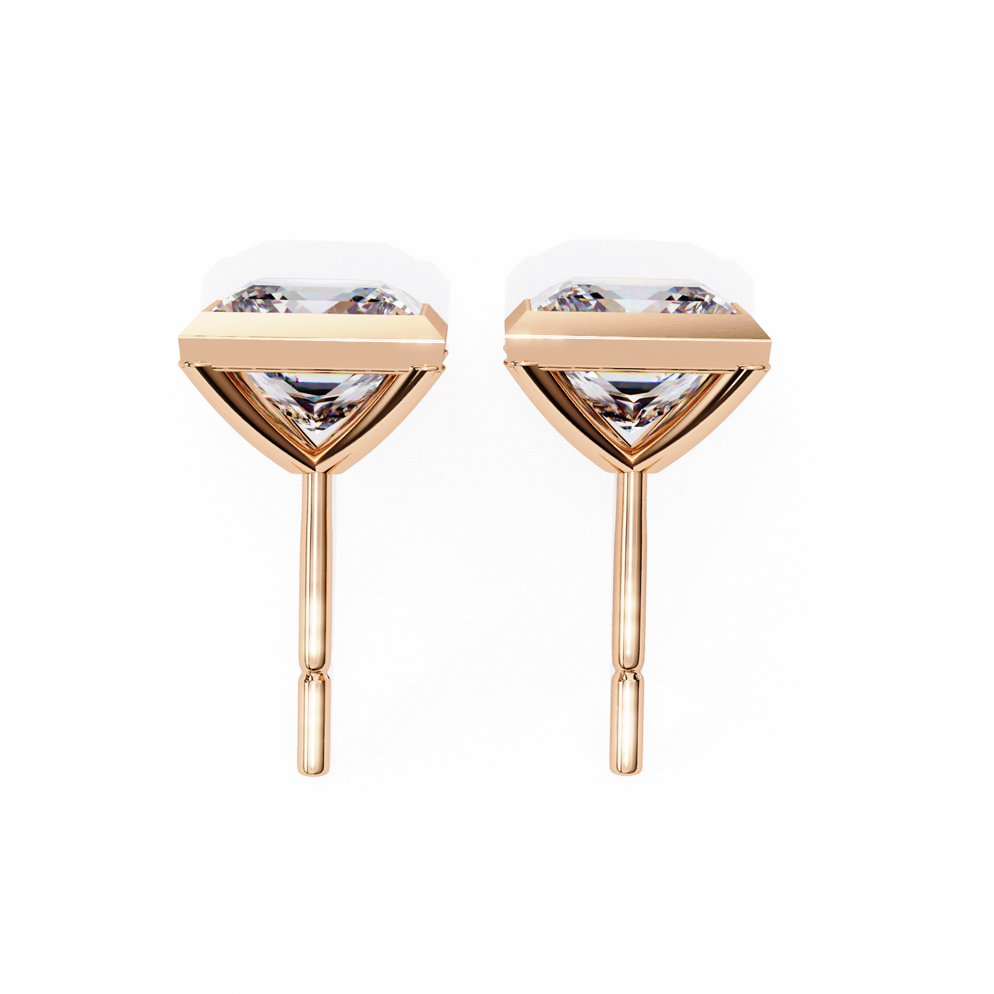 1.77 ct Radiant Majesty Earrings 9k