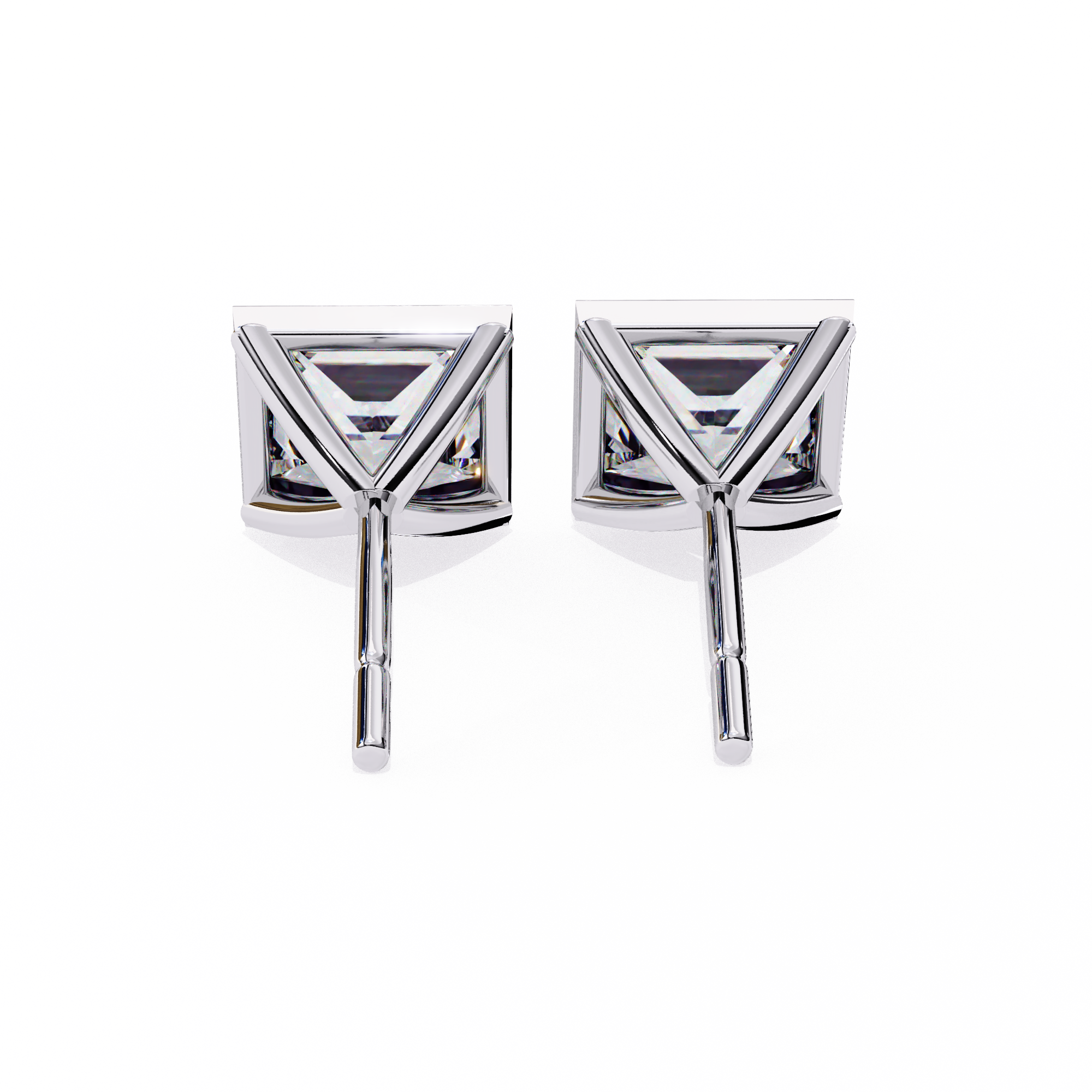 1.77 ct Radiant Majesty Earrings 9k