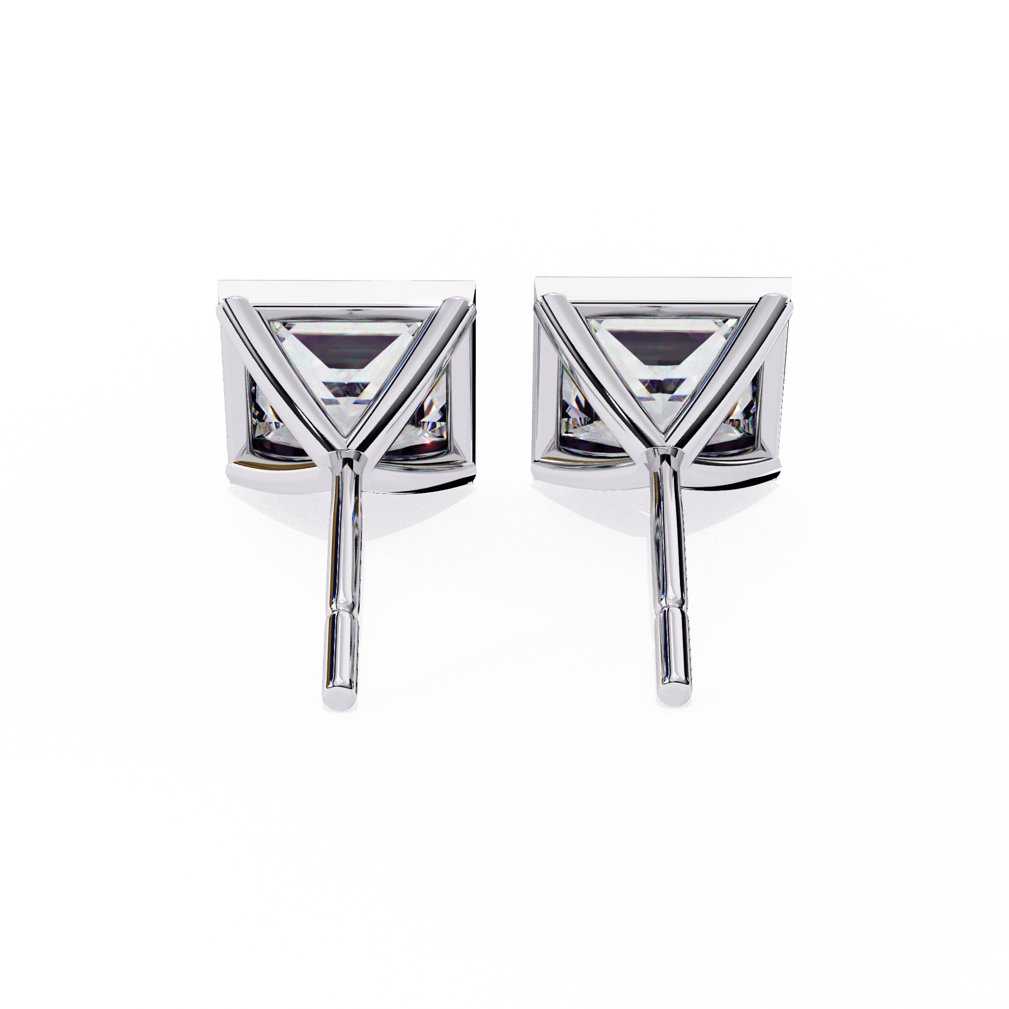 1.77 ct Radiant Majesty Earrings 9k