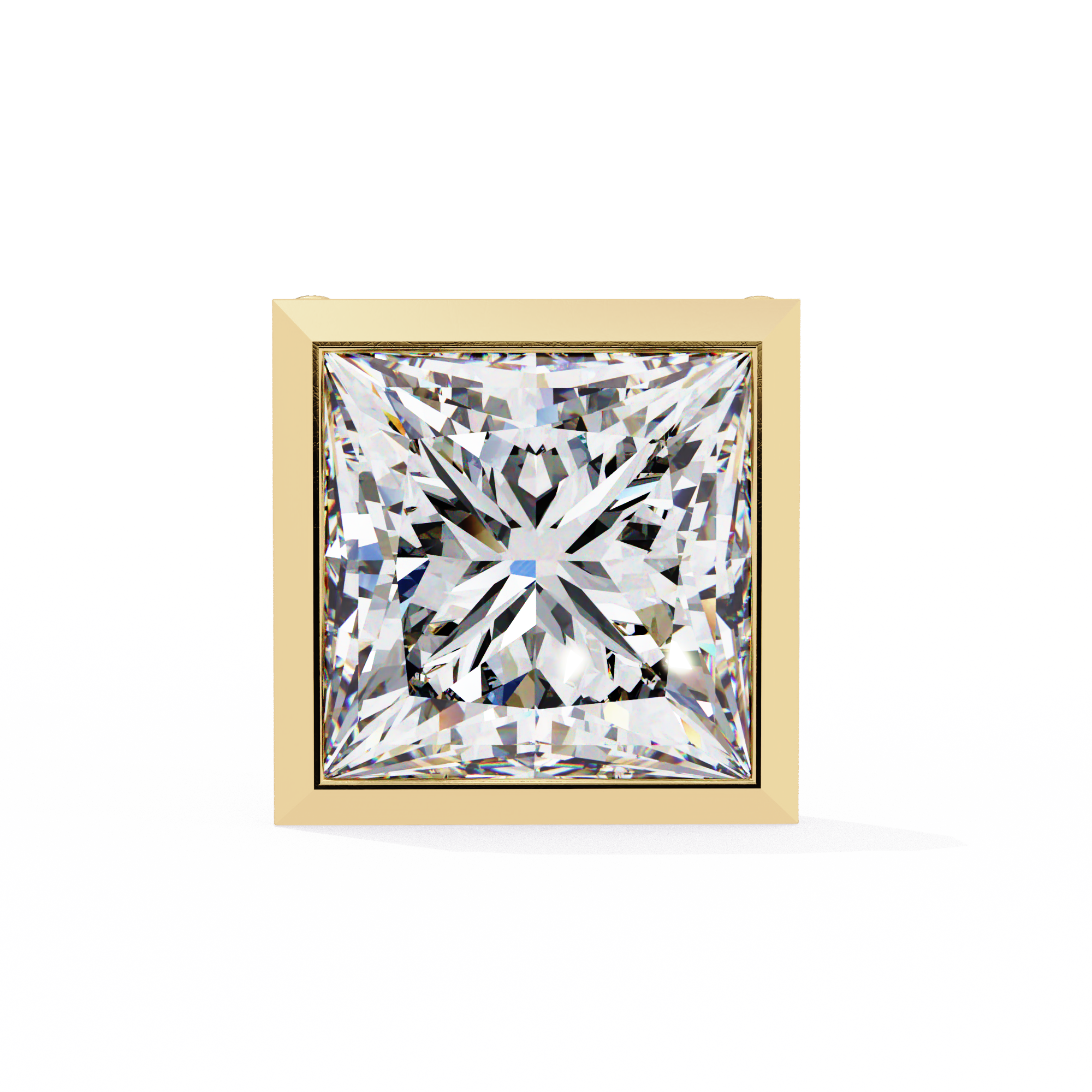 1.77 ct Radiant Majesty Earrings 9k