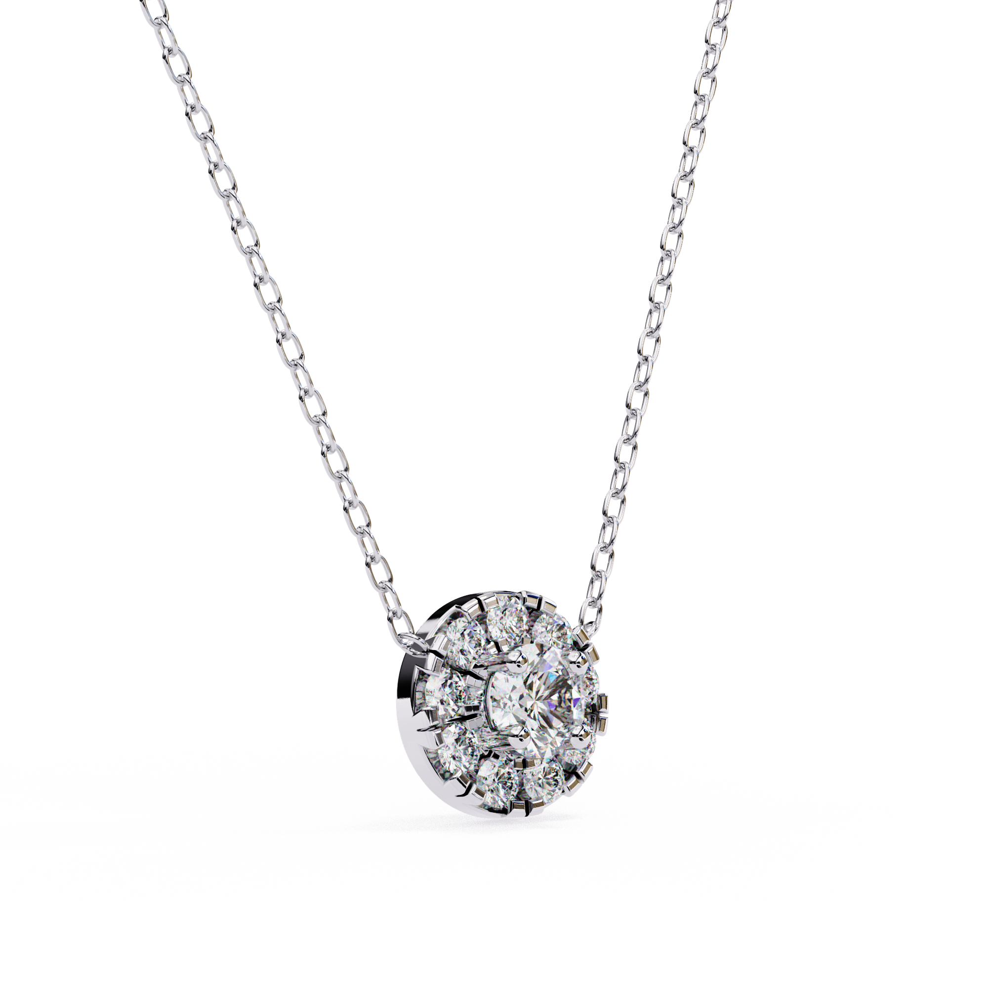 0.24 ct Eclipse Shine Pendant 9k