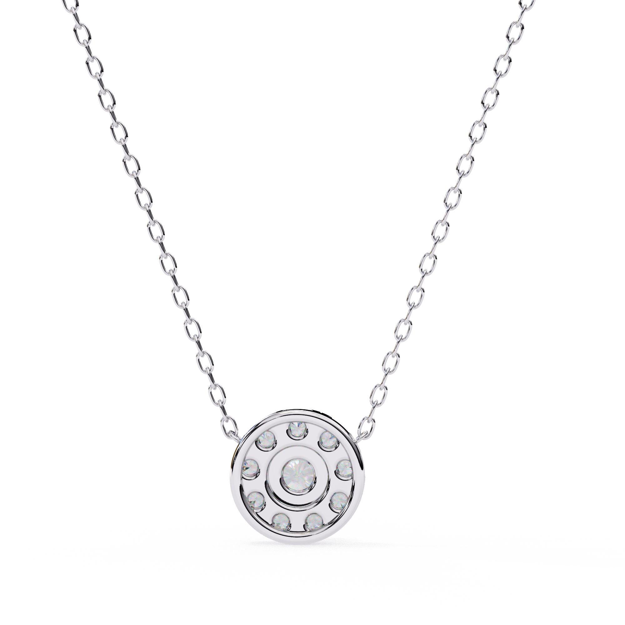 0.24 ct Eclipse Shine Pendant 9k