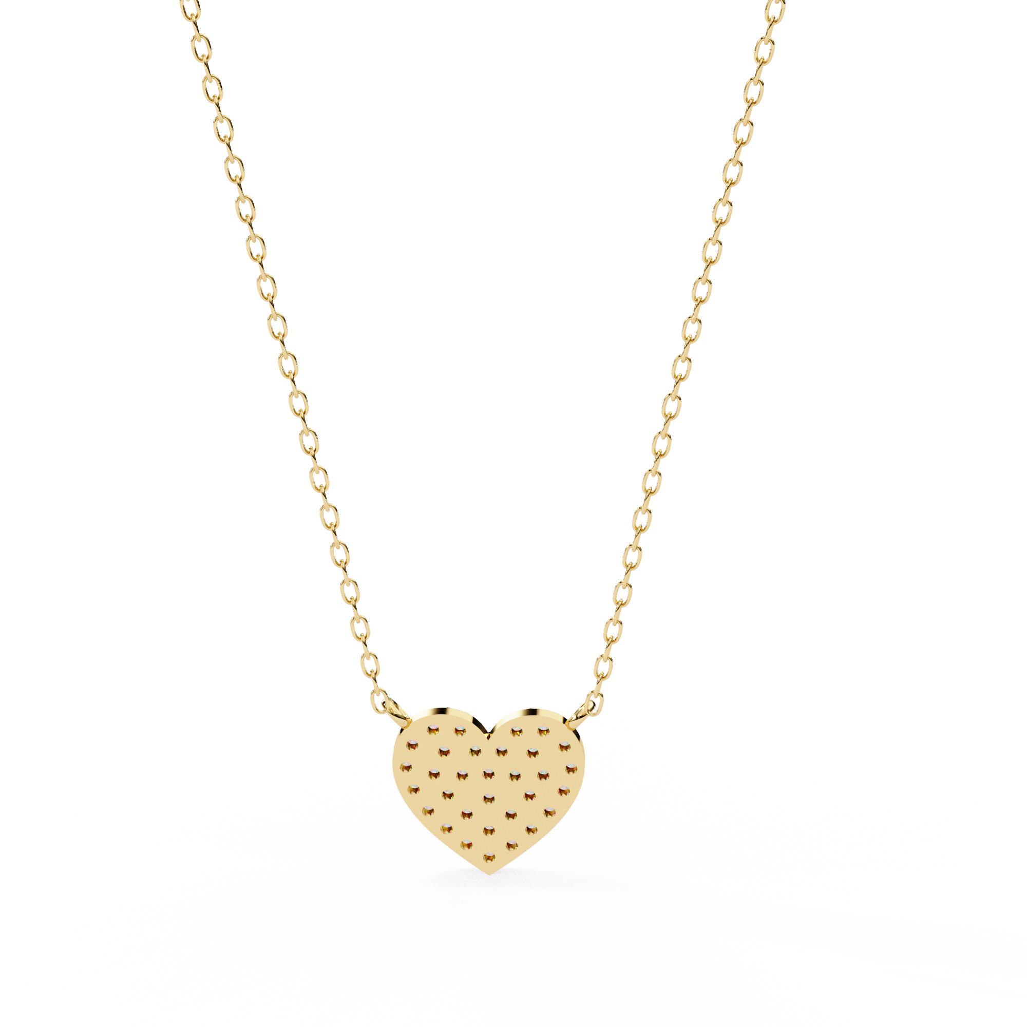 0.21 ct Golden Radiance Pendant 9k