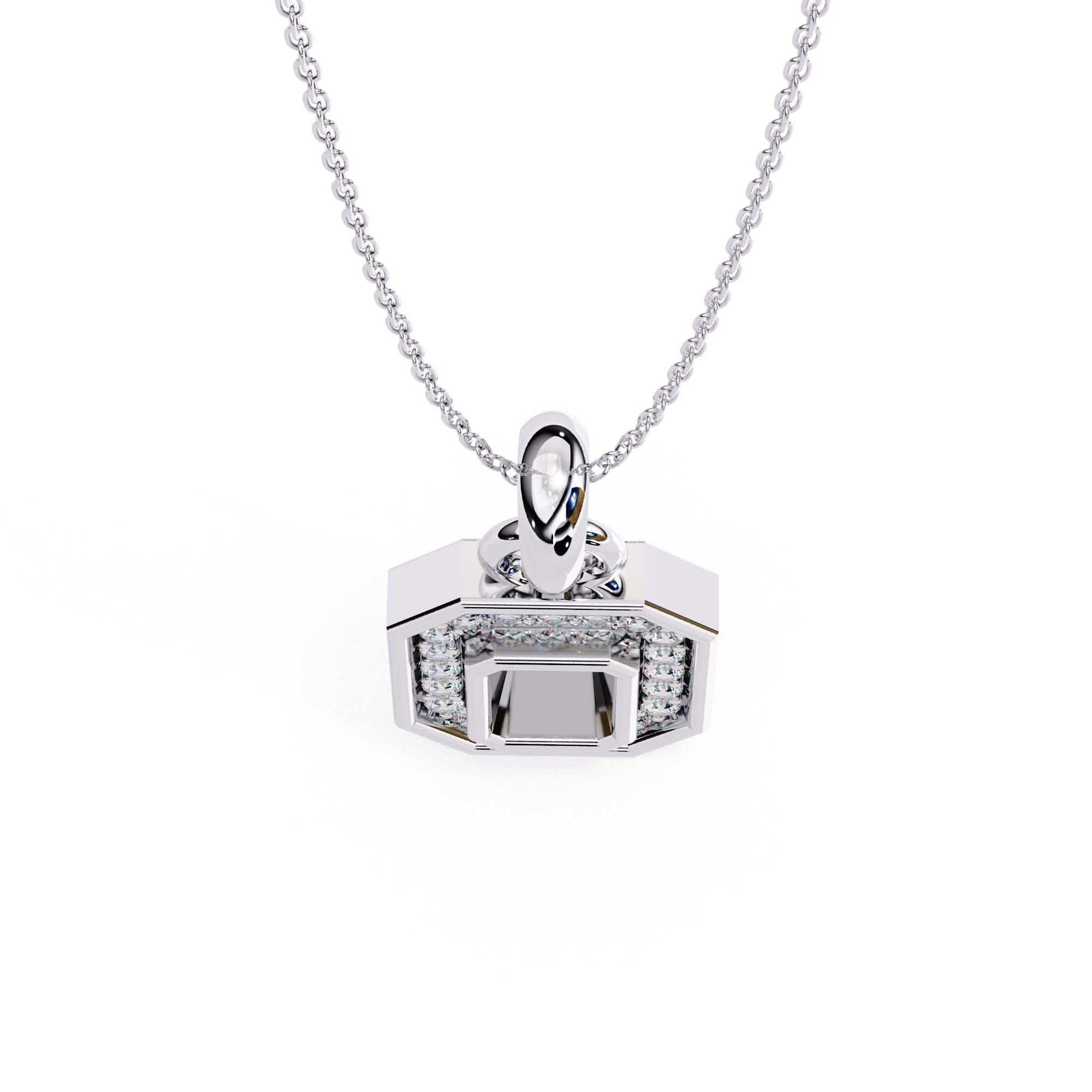 0.16 ct Twilight Orb Pendant 9k