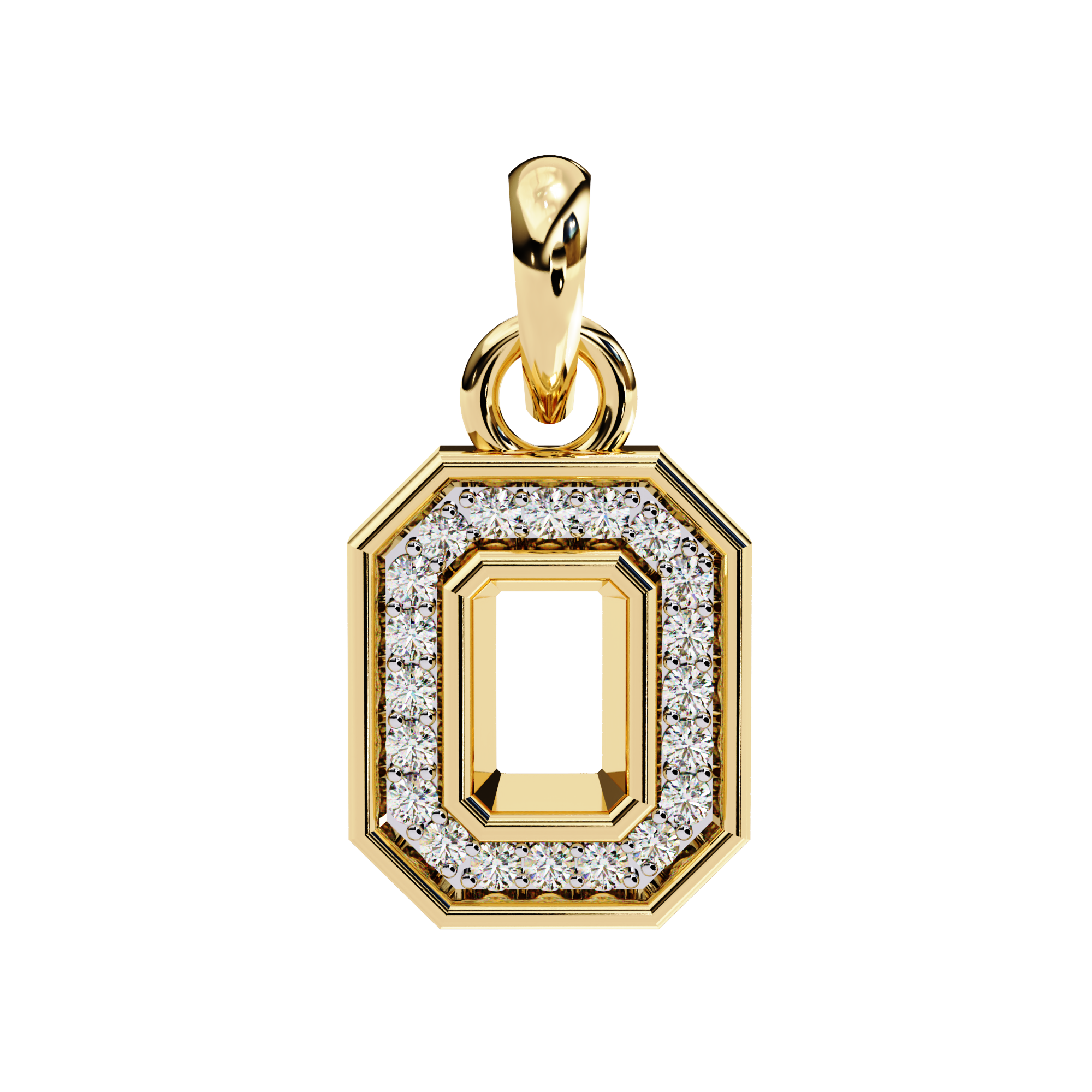 0.16 ct Twilight Orb Pendant 9k
