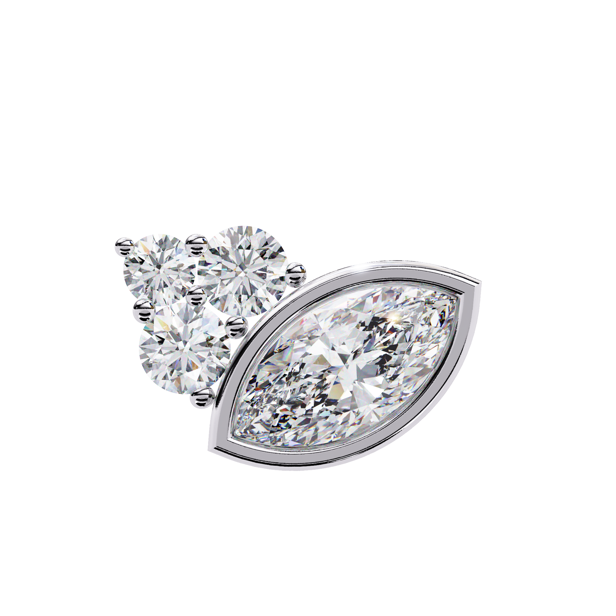 0.47 ct Starlit Horizon Earrings 9k