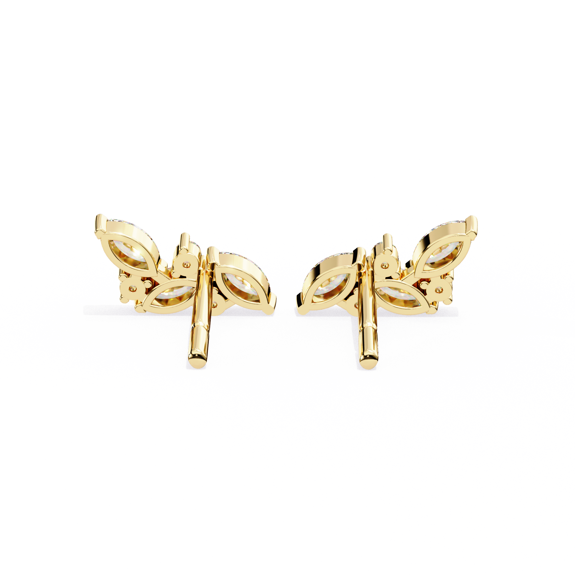 0.35 ct Celestial Arc Earrings 9k