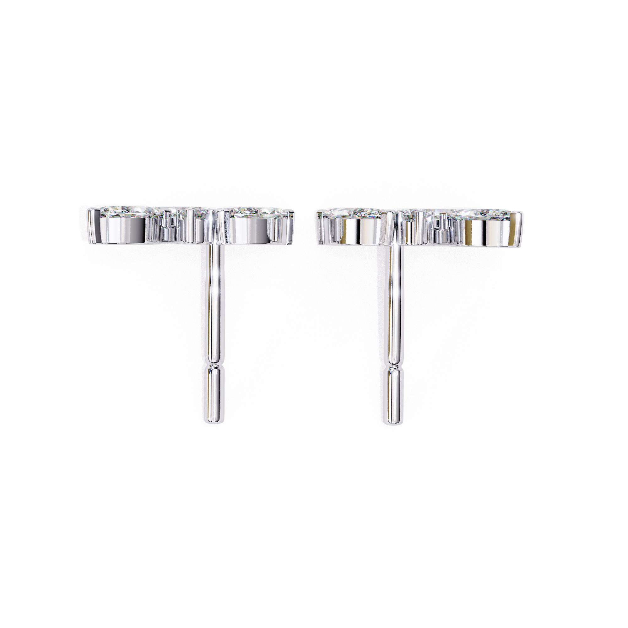0.35 ct Celestial Arc Earrings 9k