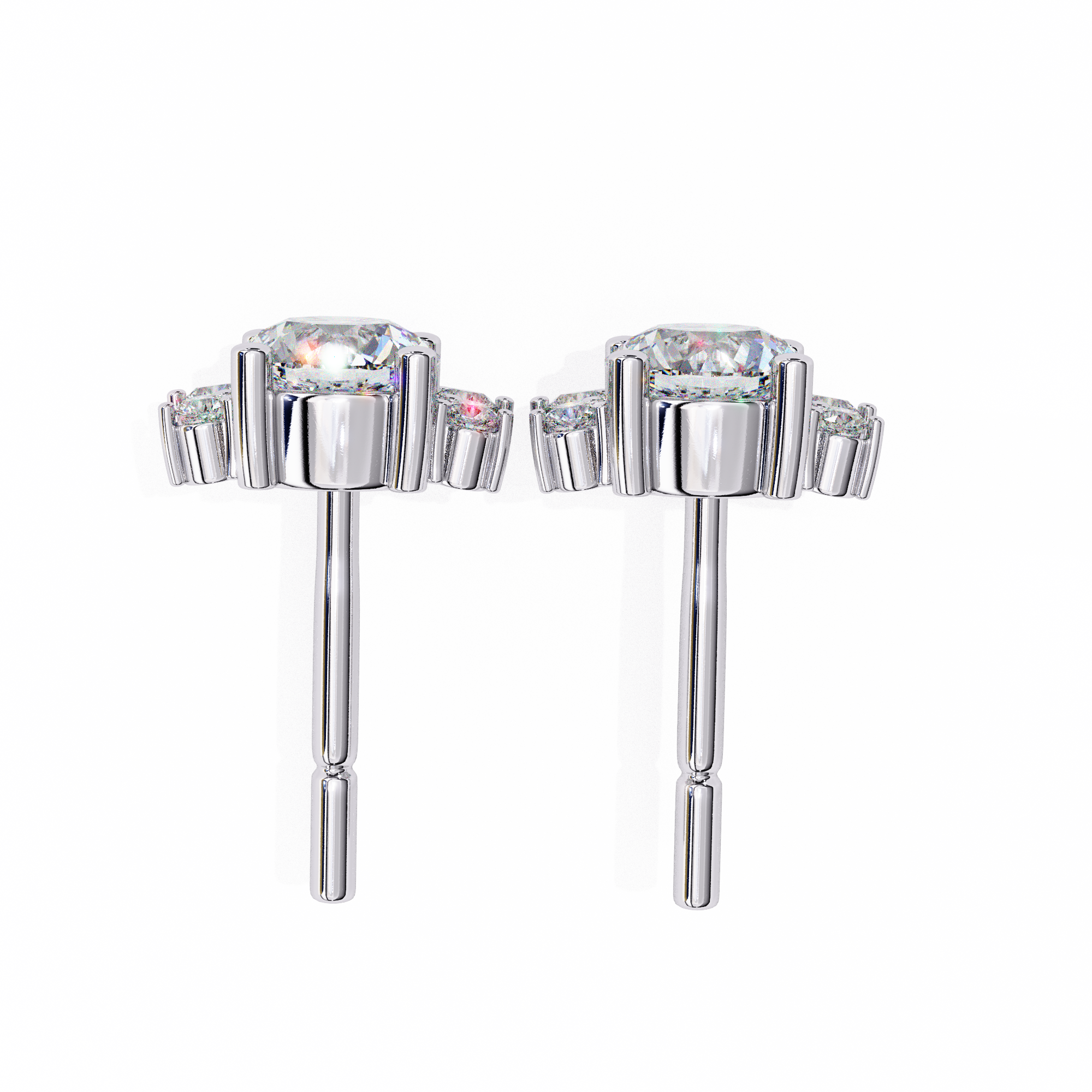 0.68 ct Soleil Light Earrings 9k