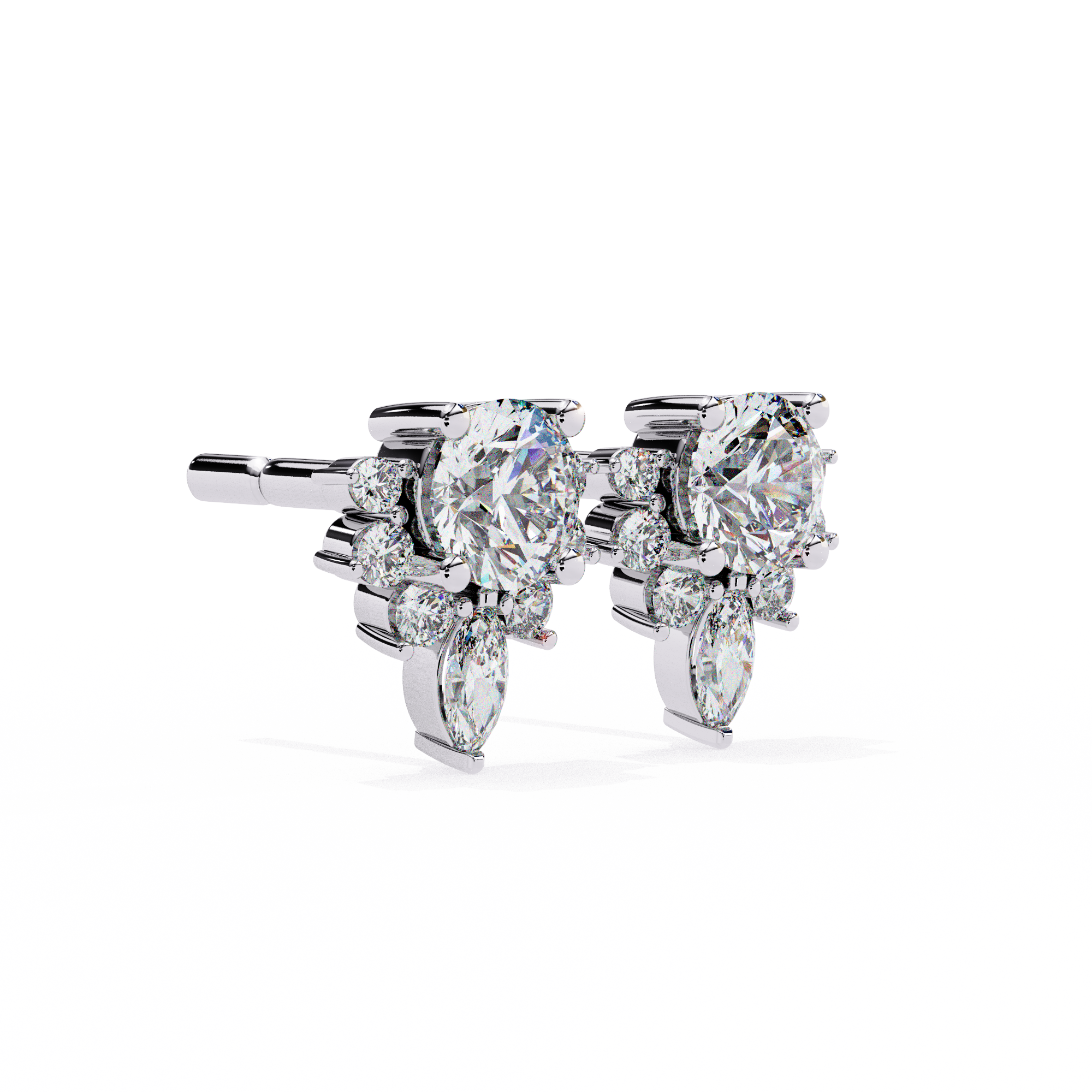 0.68 ct Soleil Light Earrings 9k